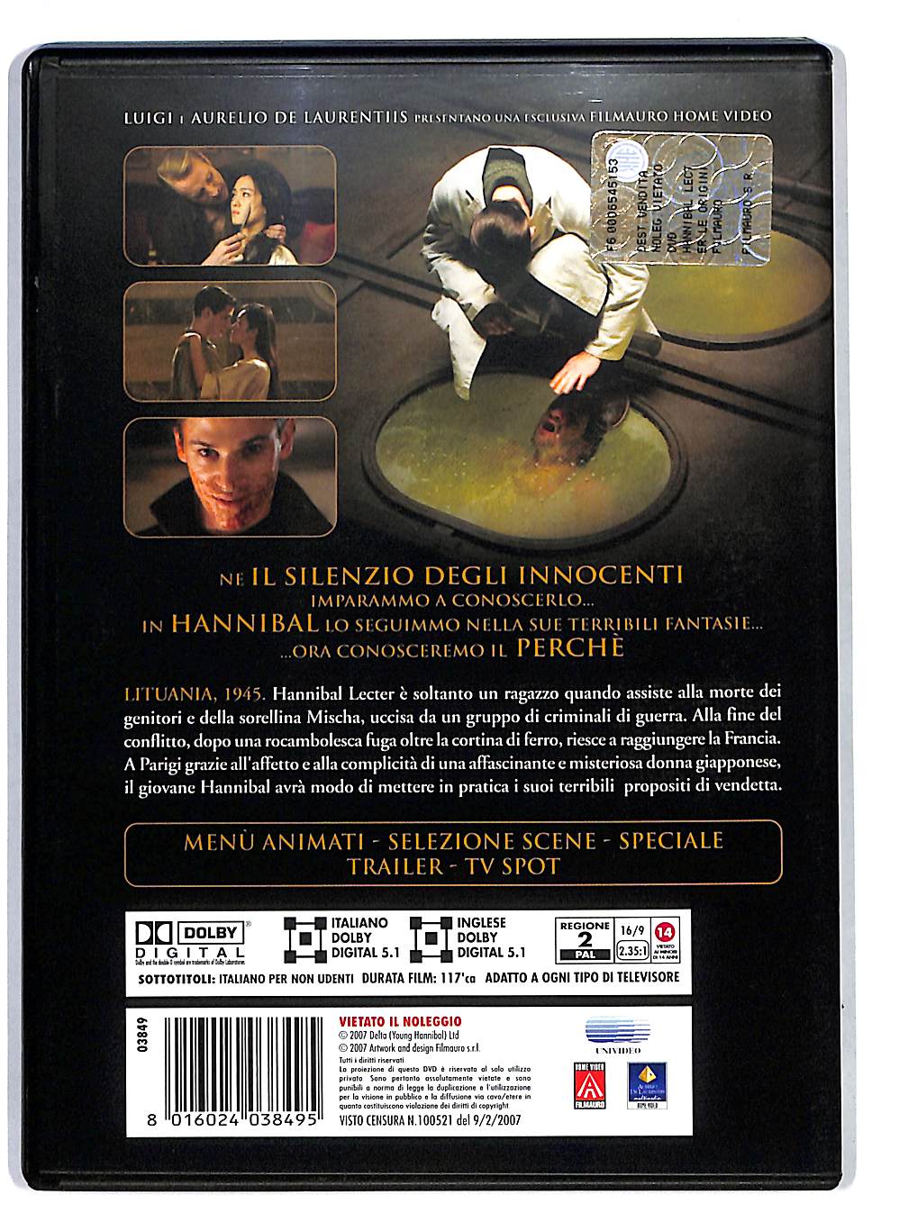 EBOND Hannibal Lecter - Le origini del male DVD DB687426