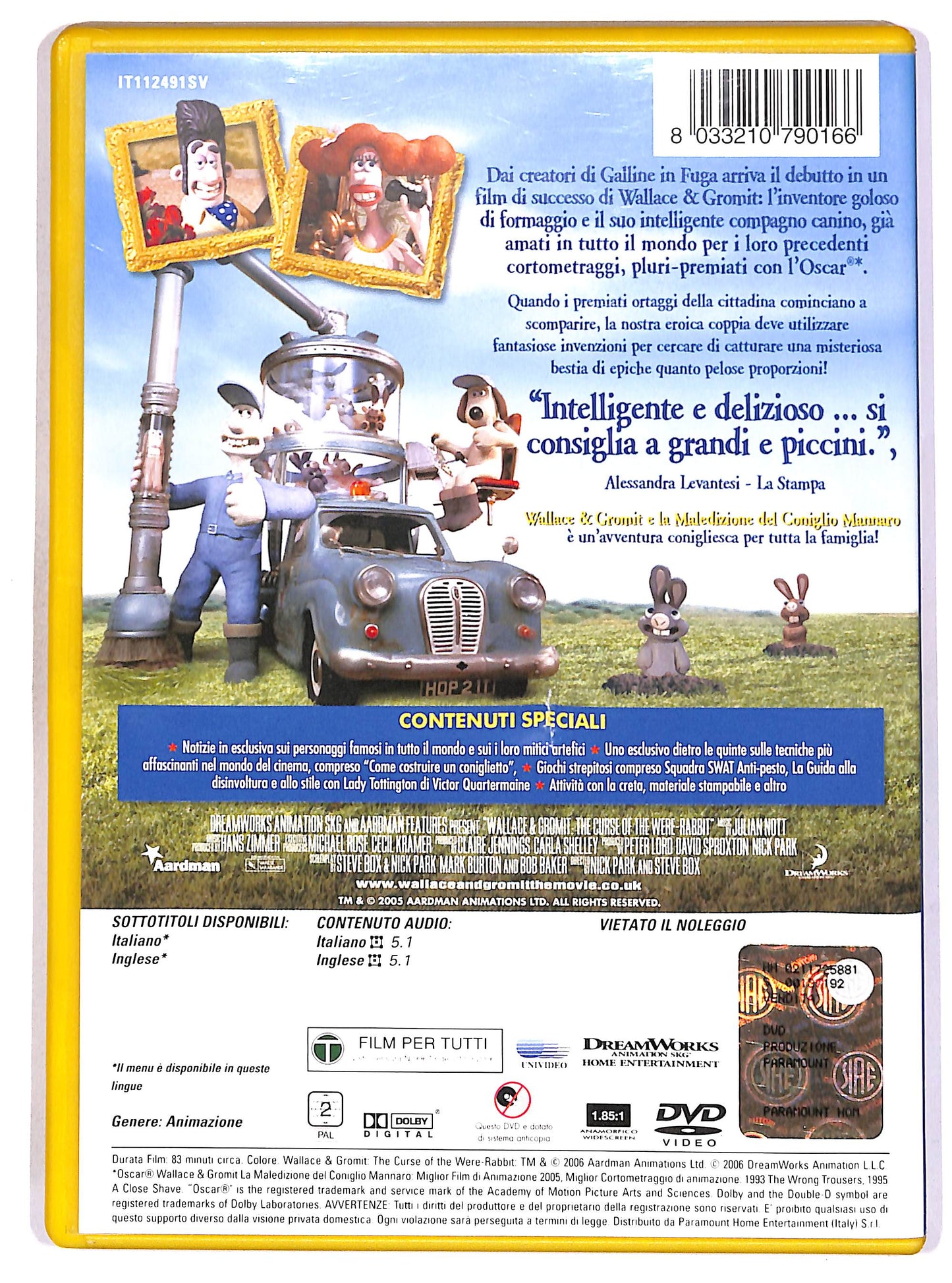 EBOND Wallace & Gromit - La maledizione del coniglio mannaro DVD DB687456