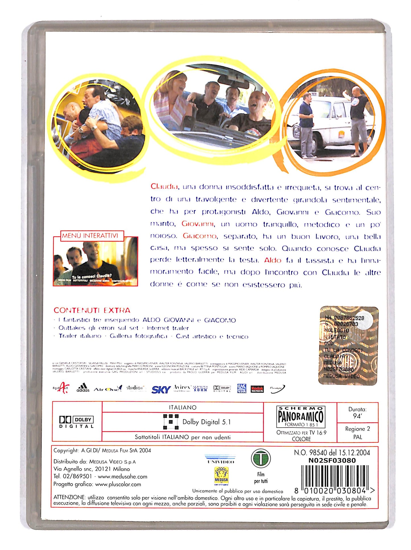 EBOND Tu la conosci Claudia? DVD DB687819