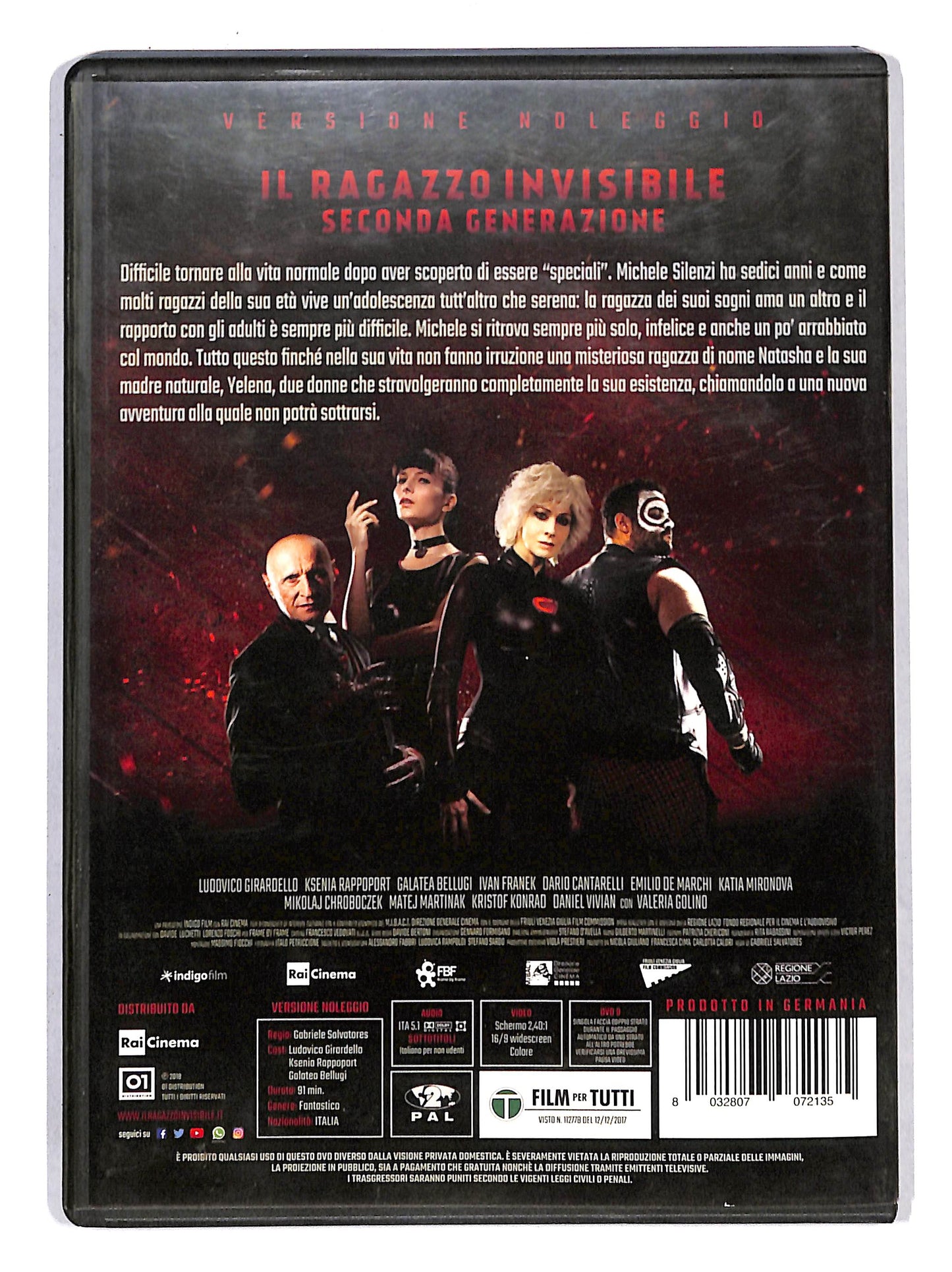 EBOND Il ragazzo invisibile - Seconda generazione Noleggio DVD DB687829