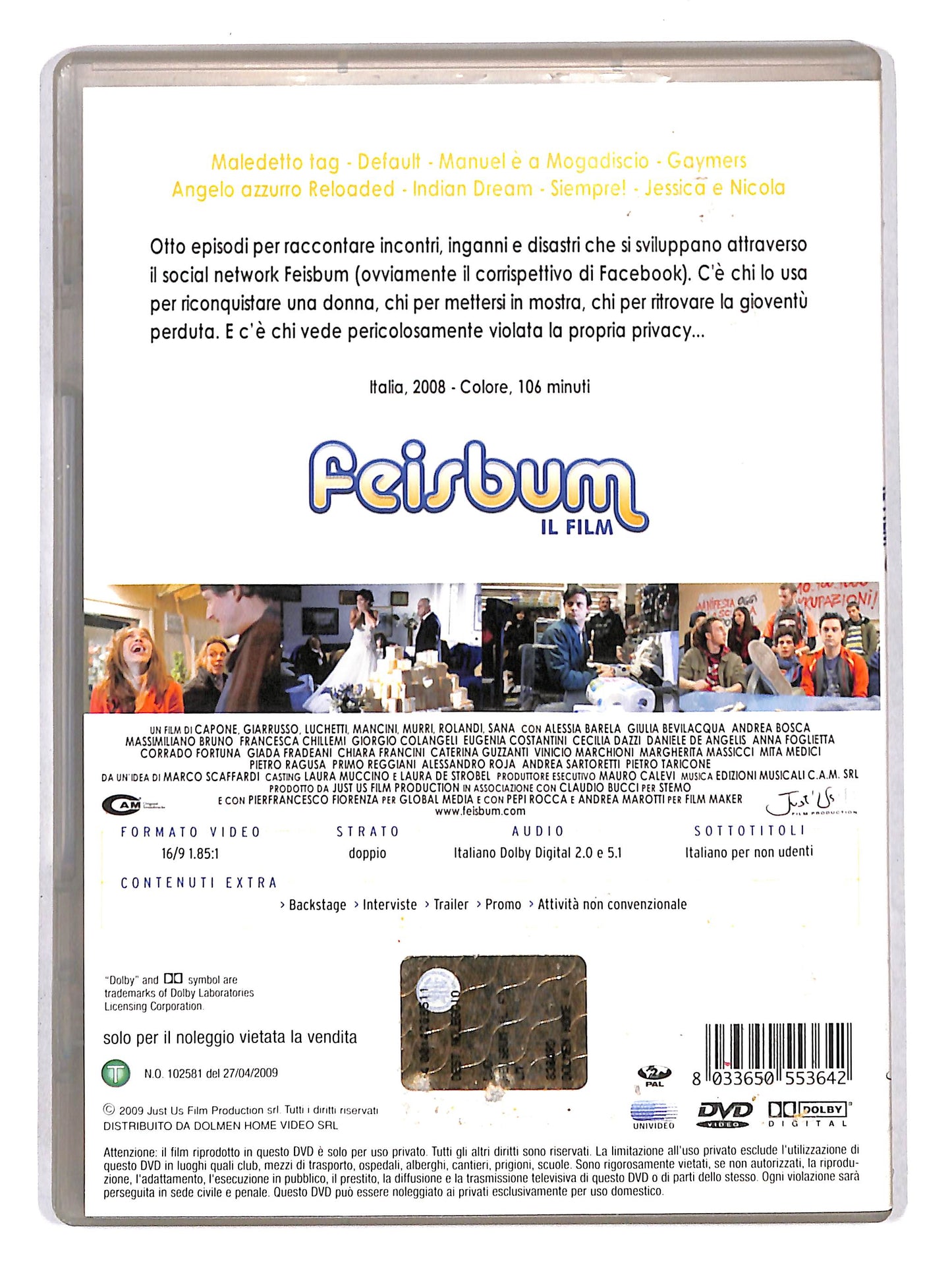 EBOND Feisbum il film NOLEGGIO DVD DB687832