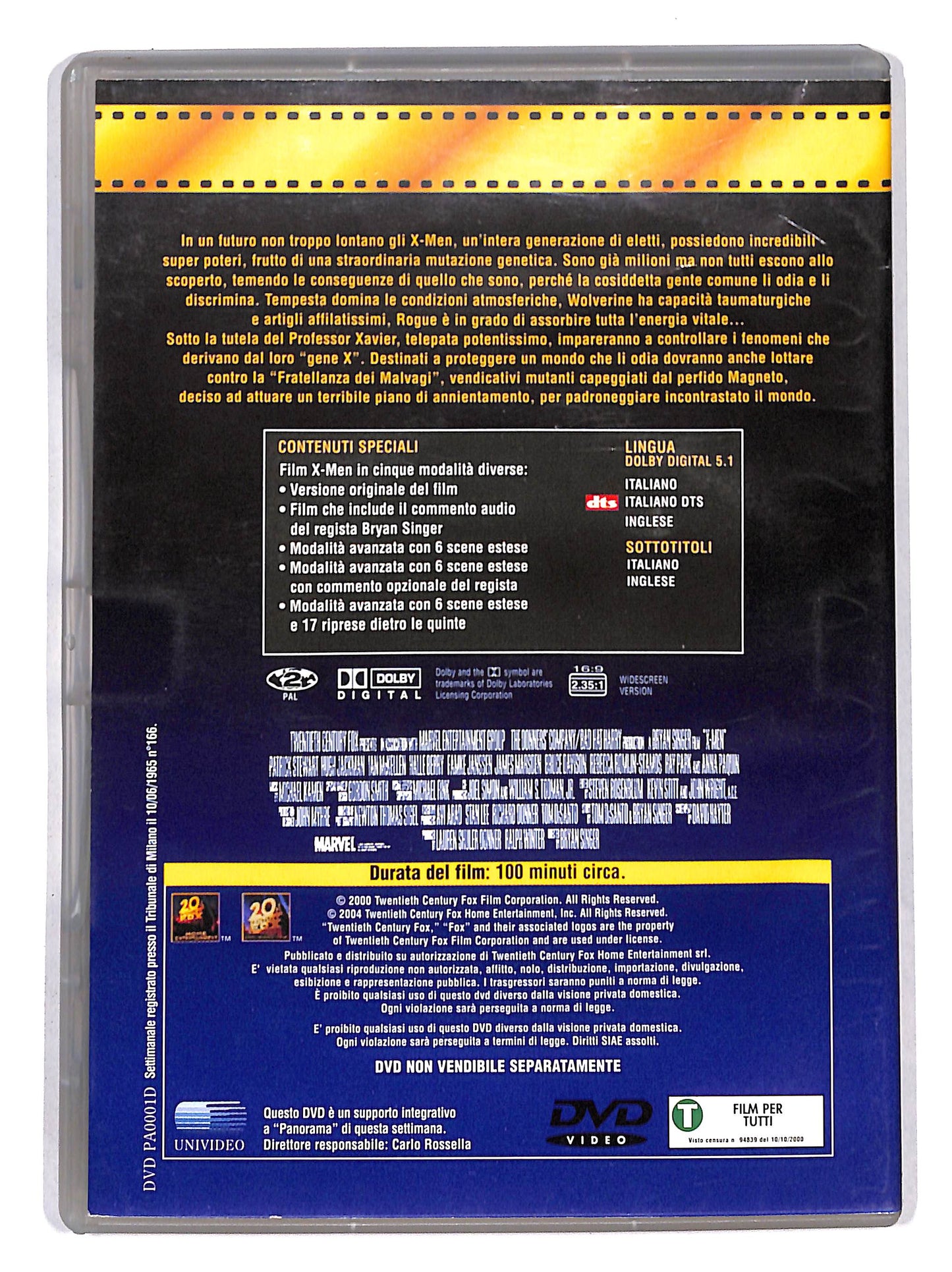 EBOND X-Man EDITORIALE DVD DB687835