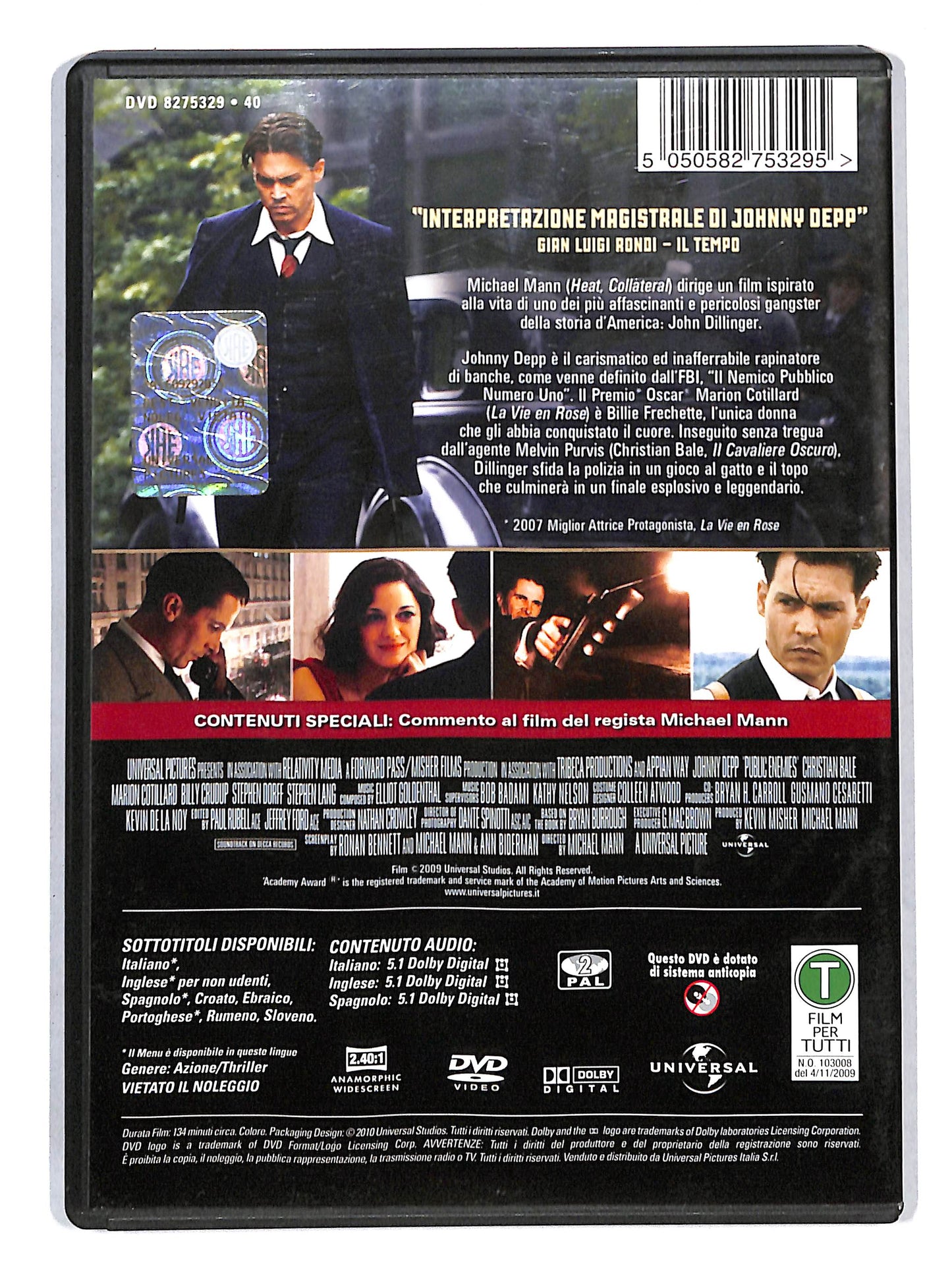 EBOND Nemico Pubblico - Public Enemies DVD DB687856