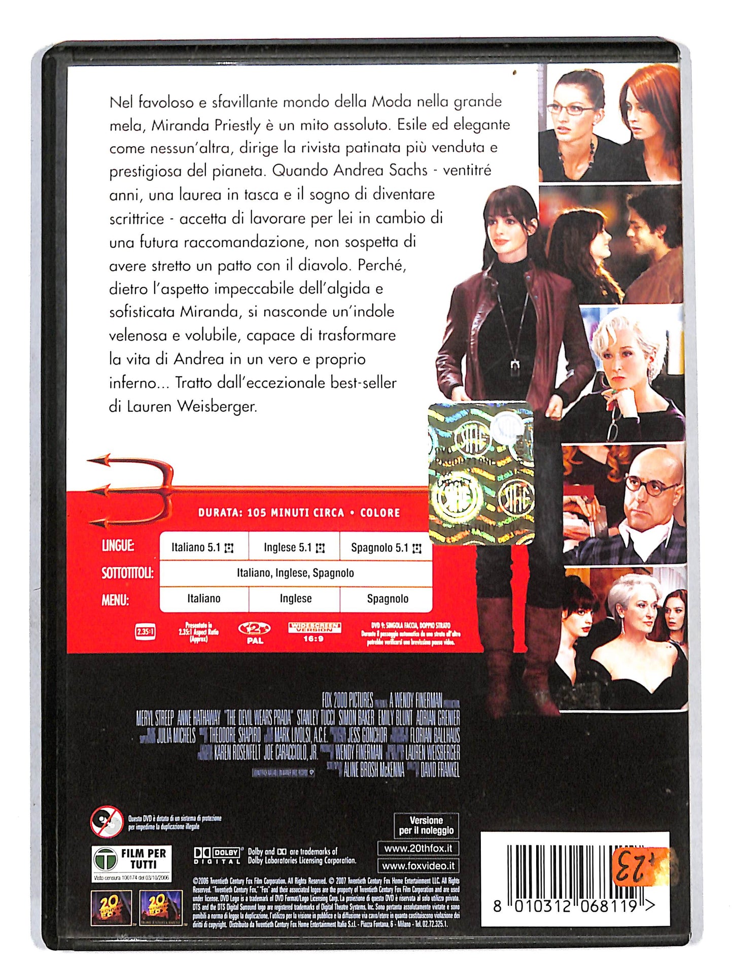 EBOND Il diavolo veste Prada NOLEGGIO DVD DB687915