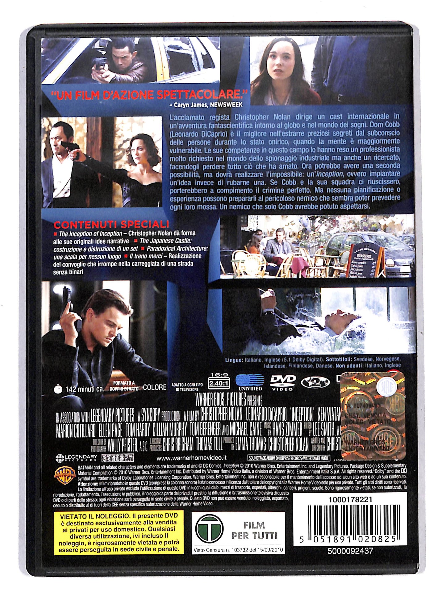 EBOND Inception DVD DB687931