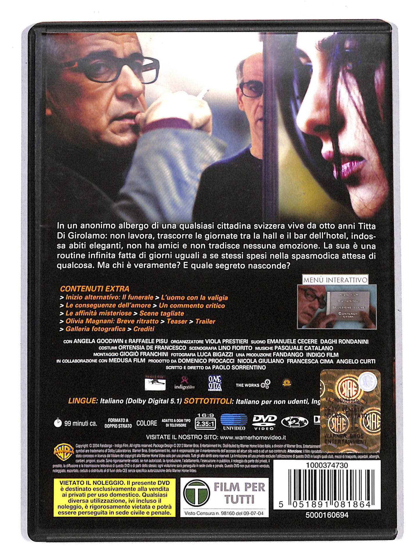 EBOND Le conseguenze dell'amore DVD DB687933