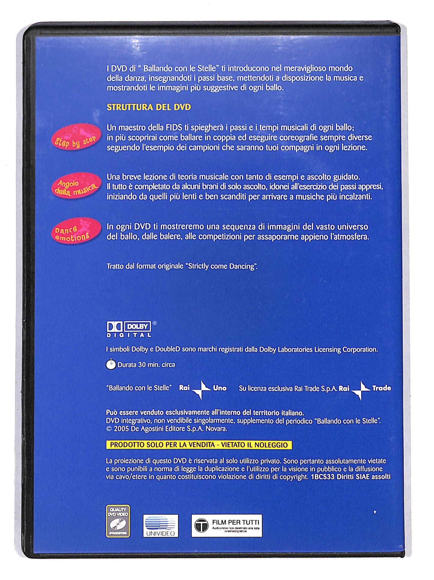 EBOND Ballando con le stelle - Rueda 1 EDITORIALE DVD DB687963