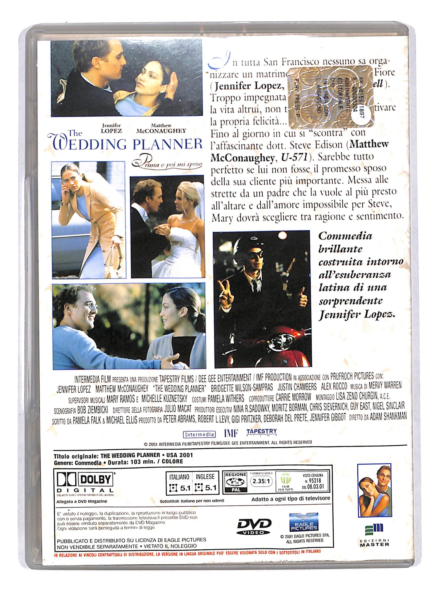 EBOND The Wedding Planner EDITORIALE DVD DB688101