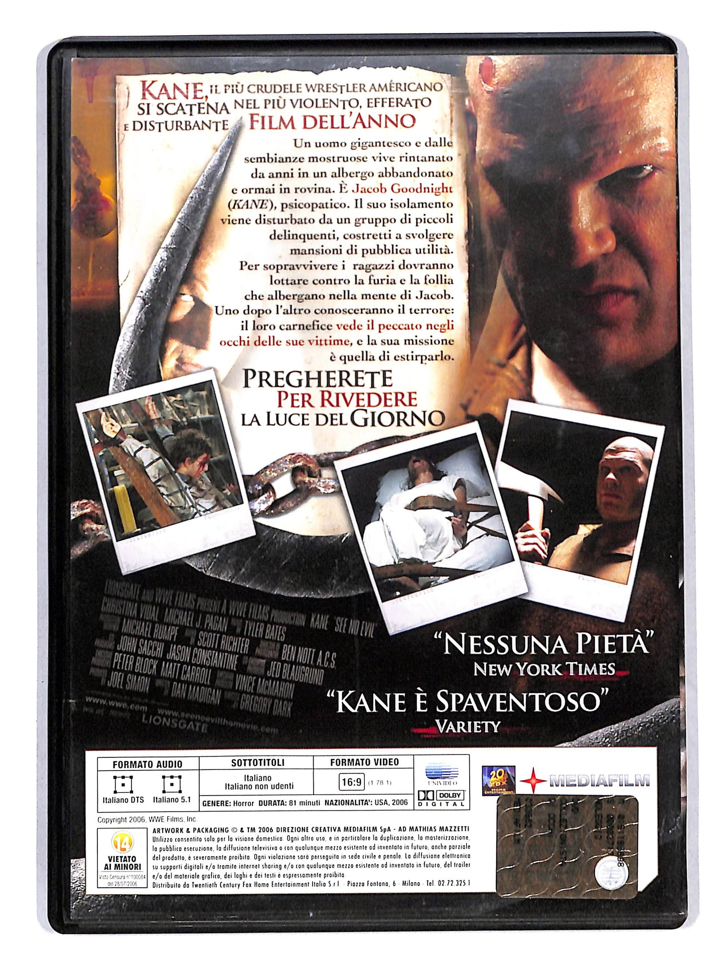 EBOND Il collezionista di occhi NOLEGGIO DVD DB688107
