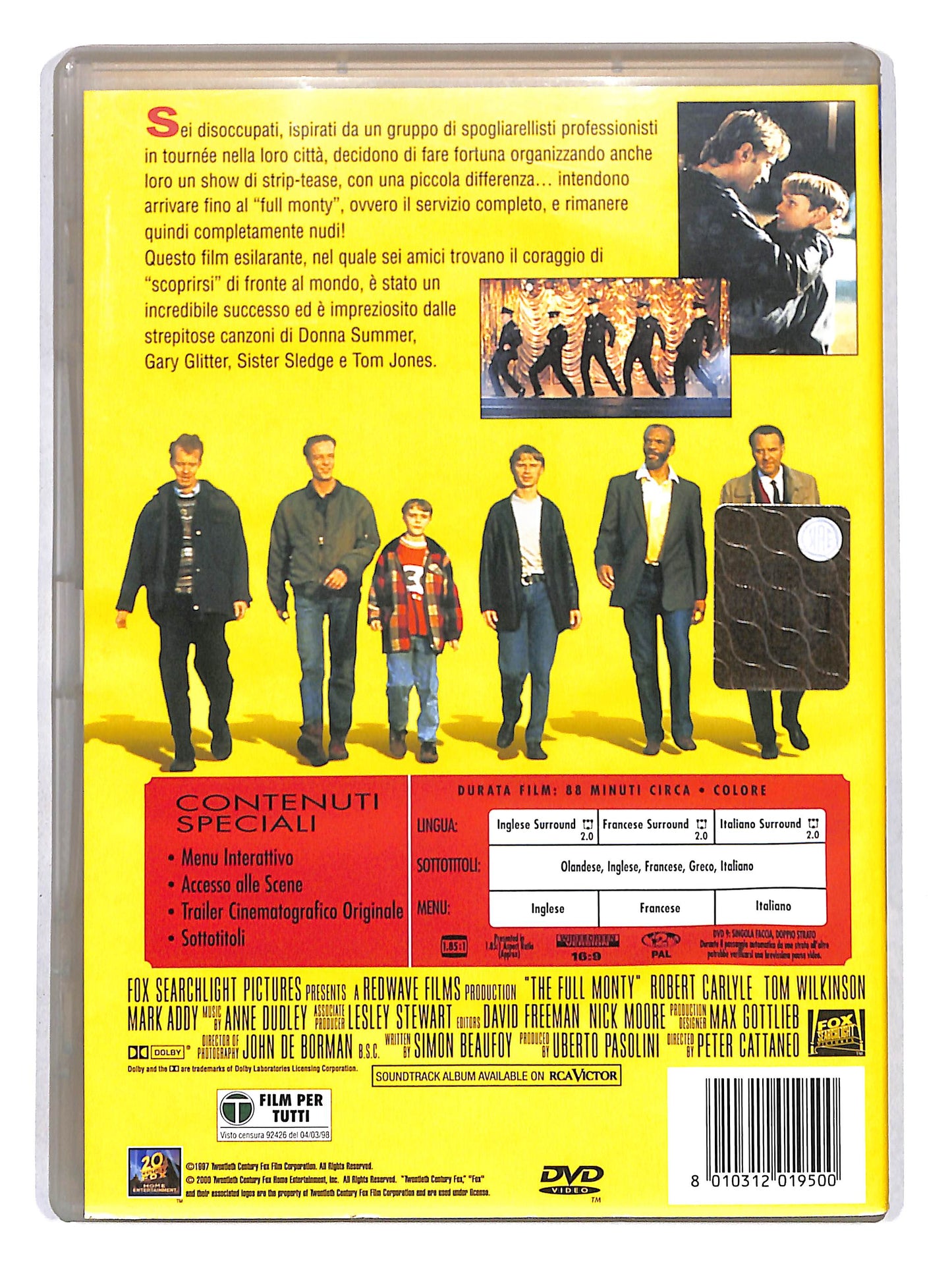 EBOND Full Monty - Squattrinati Organizzati DVD DB688111