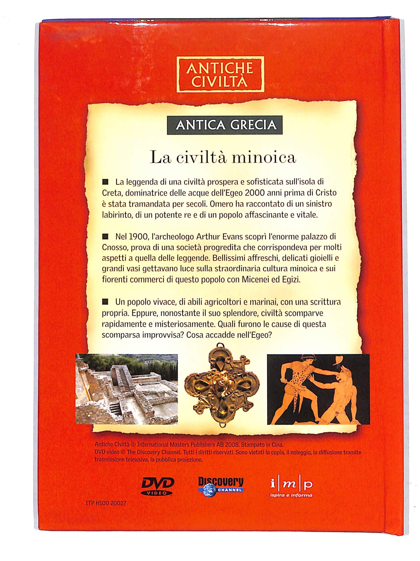 EBOND Il mistero della Civilta Minoica Digibook DVD DB688162