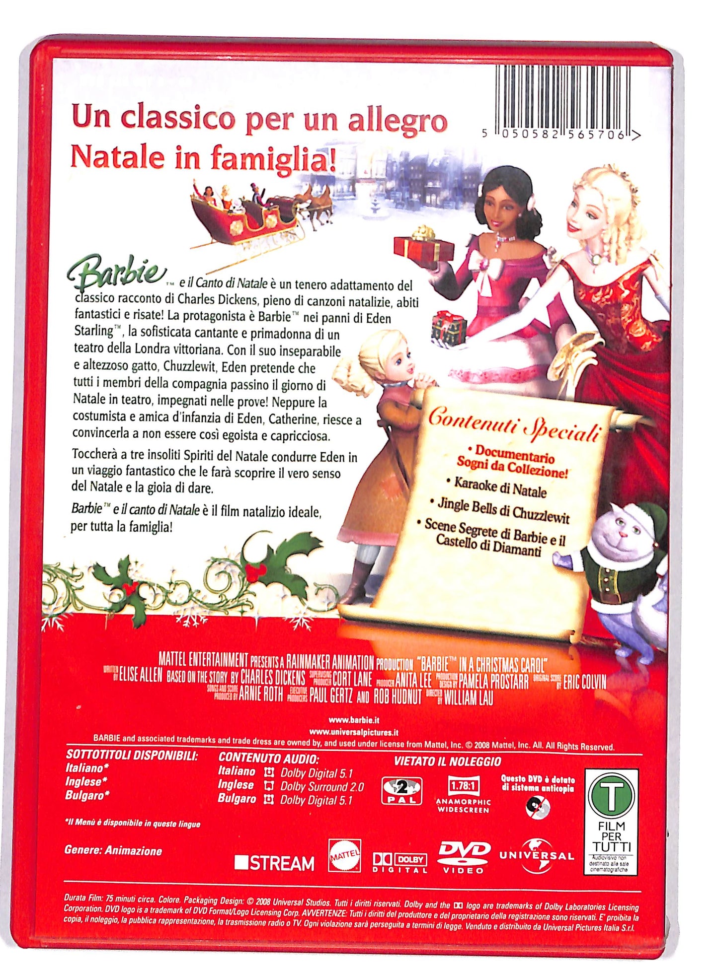 EBOND Barbie il canto di natale DVD DB688239