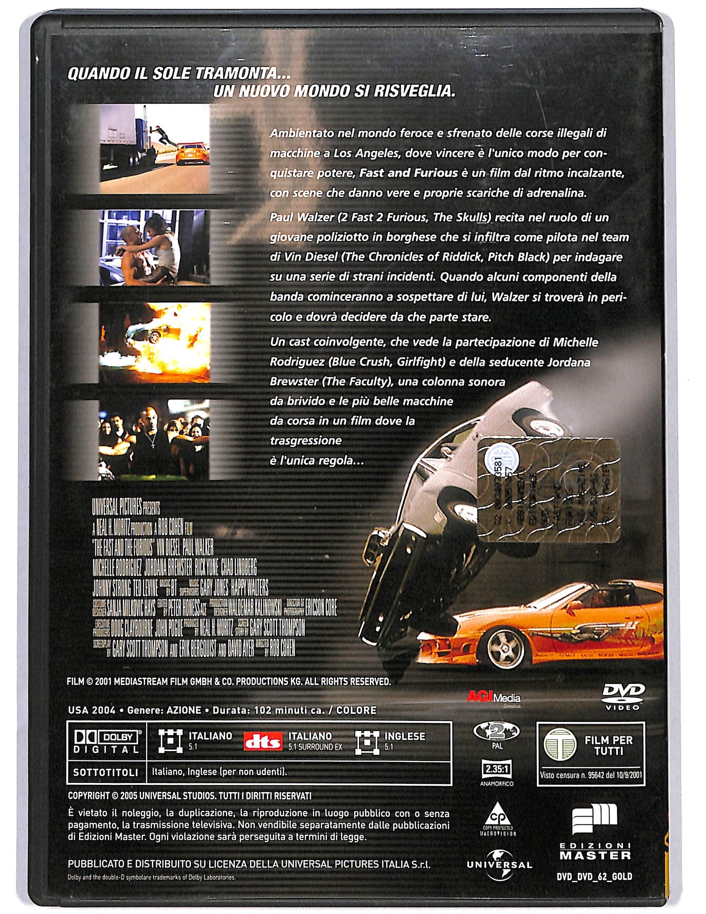 EBOND Fast and furious EDITORIALE DVD DB688243