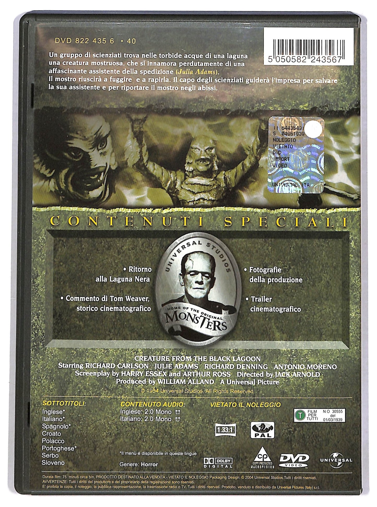 EBOND Il mostro della laguna nera DVD DB688317