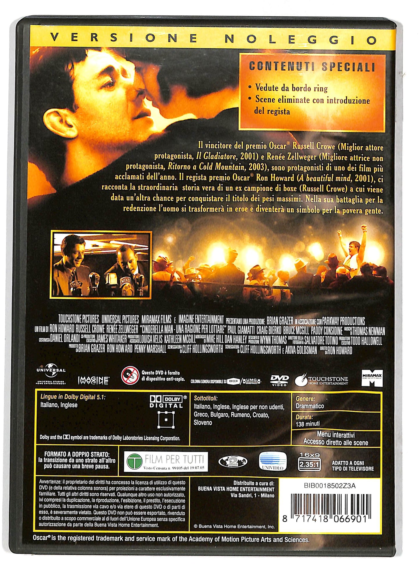 EBOND cinderella man - una ragione per lottare NOLEGGIO DVD DB688350