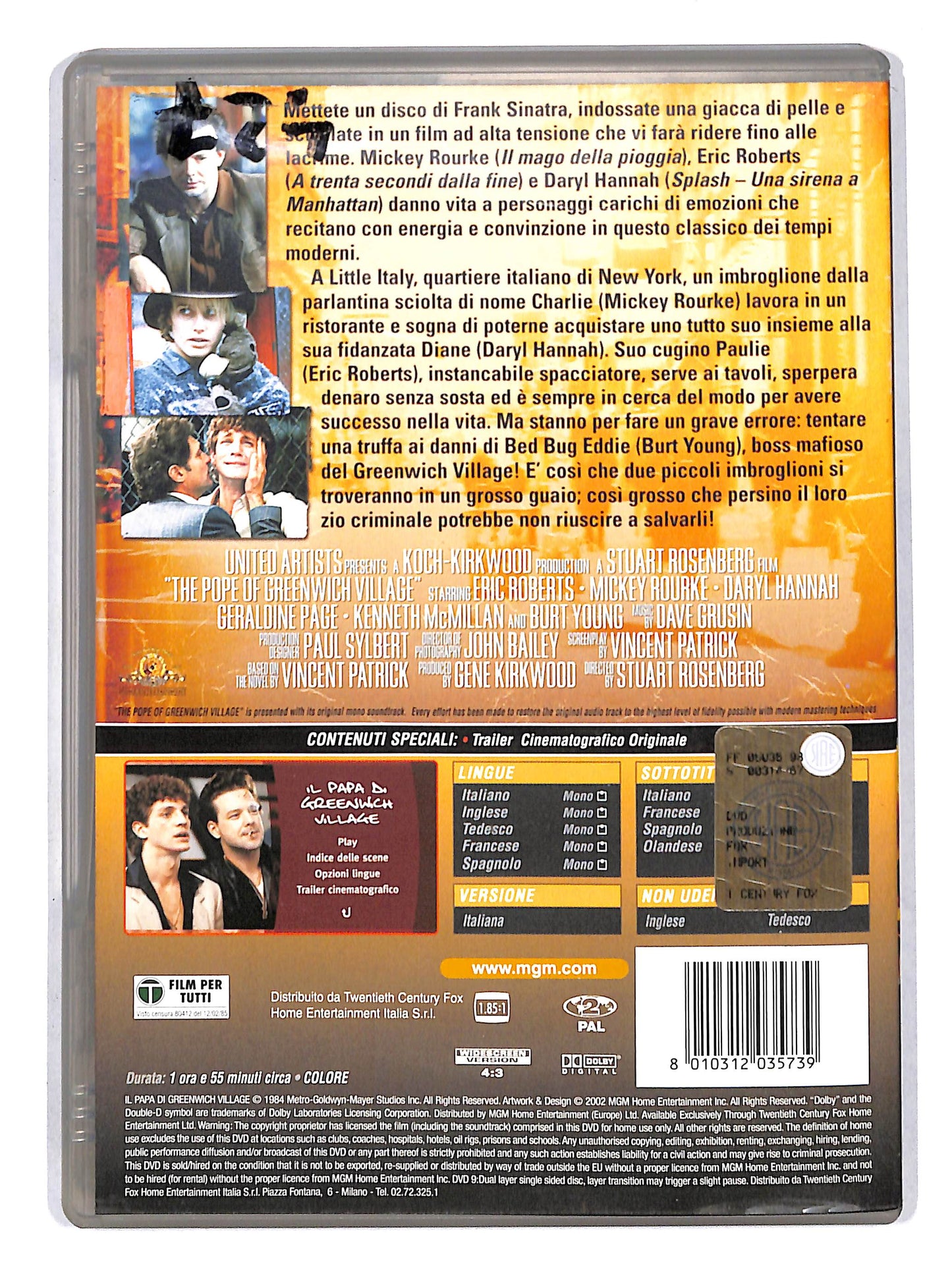 EBOND Il Papa Del Greenwich Village DVD DB688425