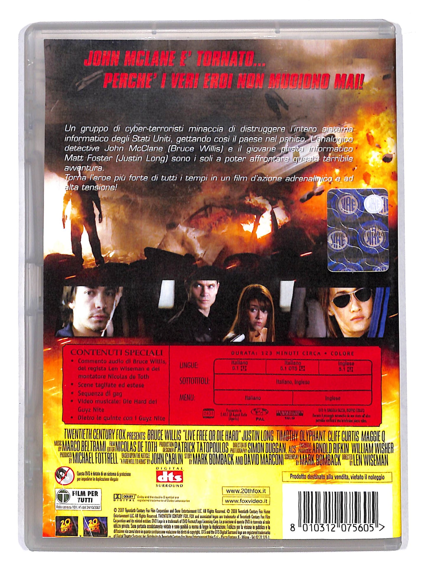 EBOND Die Hard Vivere o morire DVD DB688444