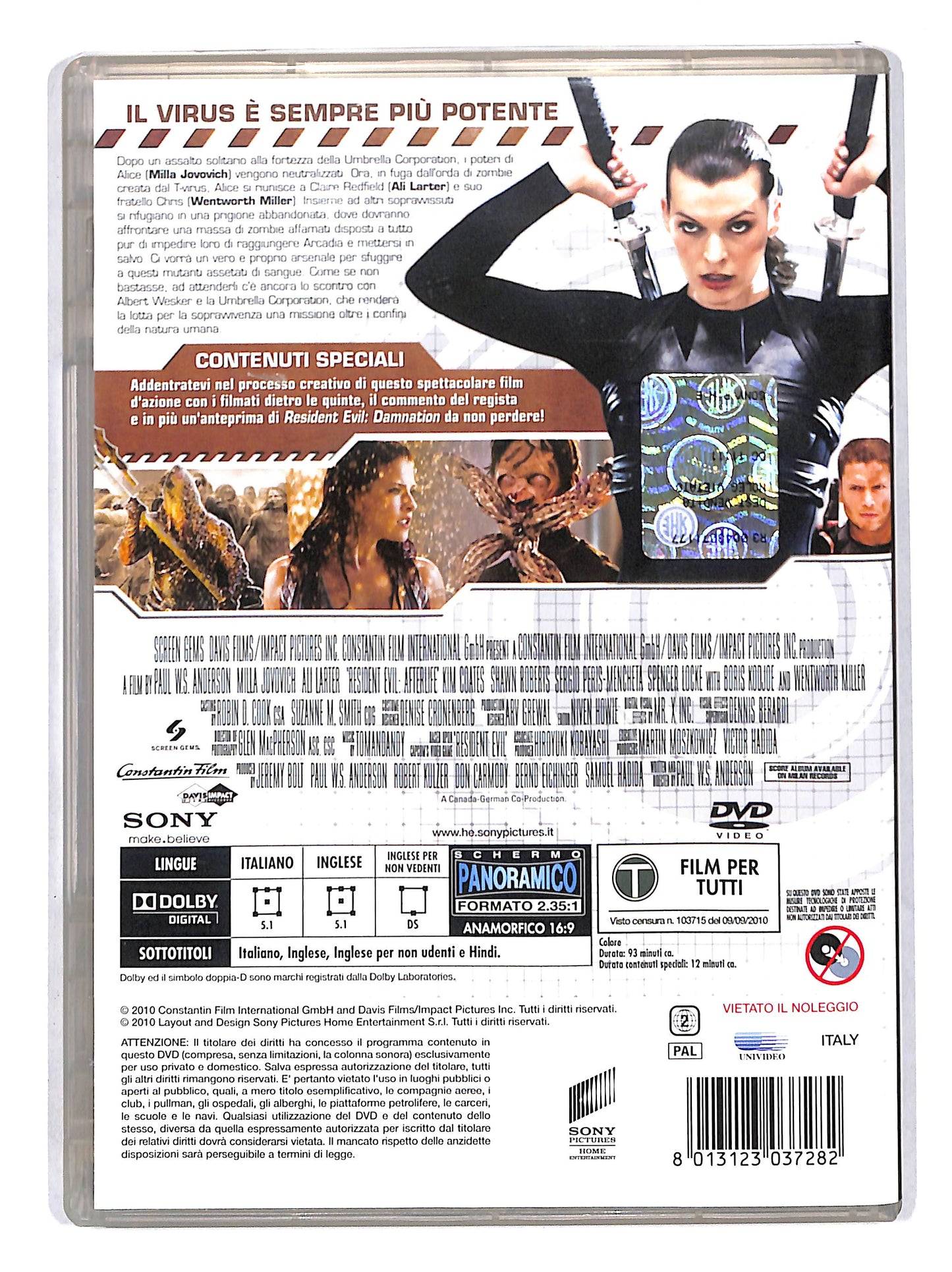 EBOND Resident Evil Afterlife DVD DB688451