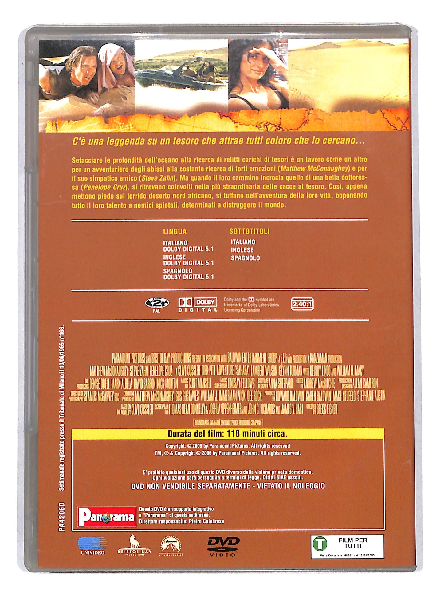 EBOND Sahara EDITORIALE DVD DB688458