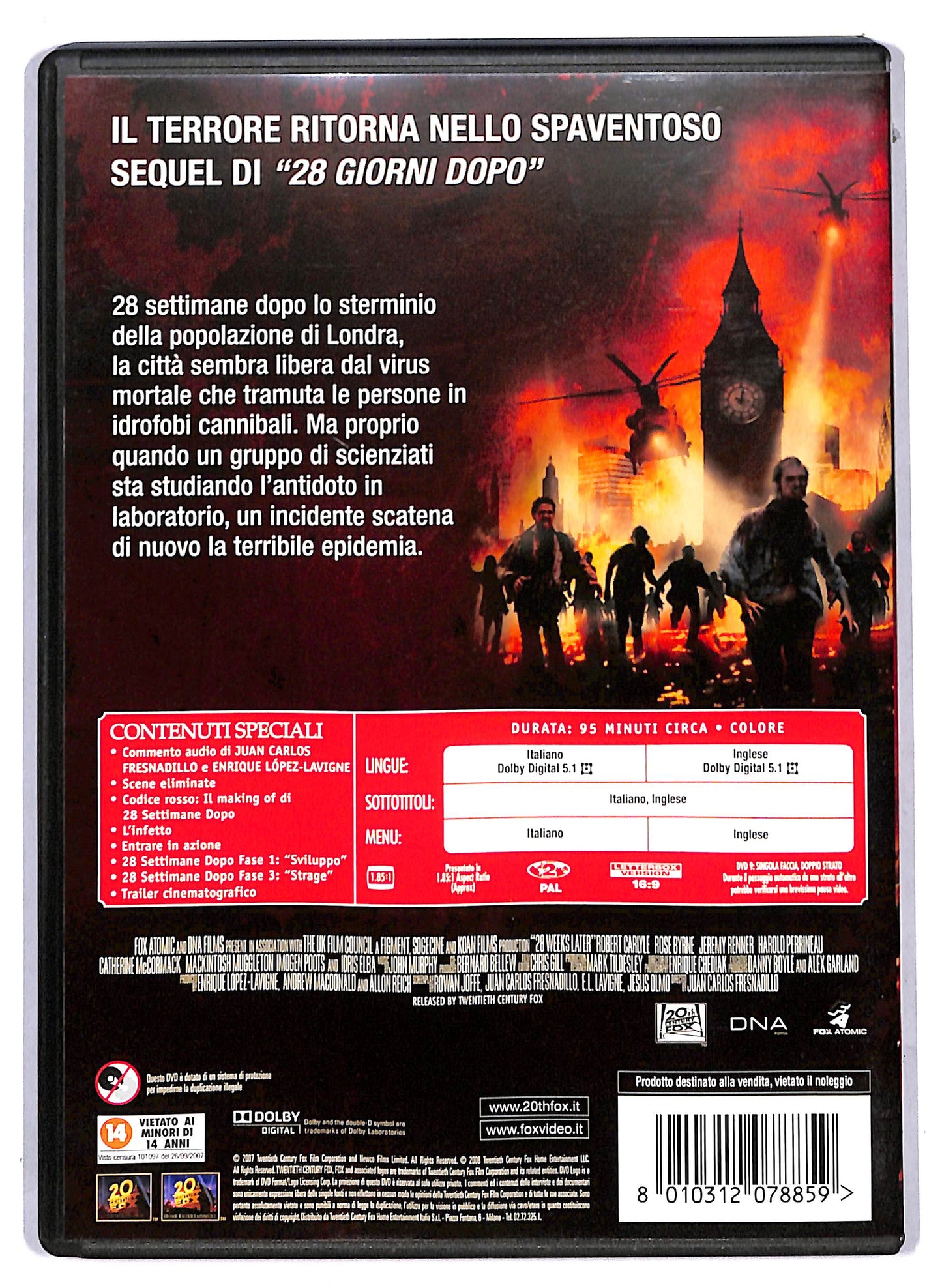 EBOND 28 settimane dopo DVD DB688836