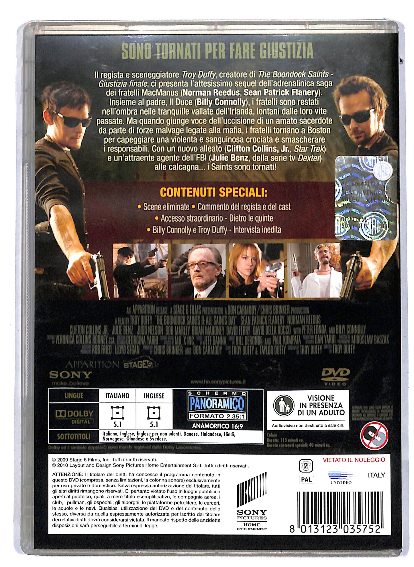EBOND The Boondock Saints 2 - Il giorno diognissanti DVD DB688849