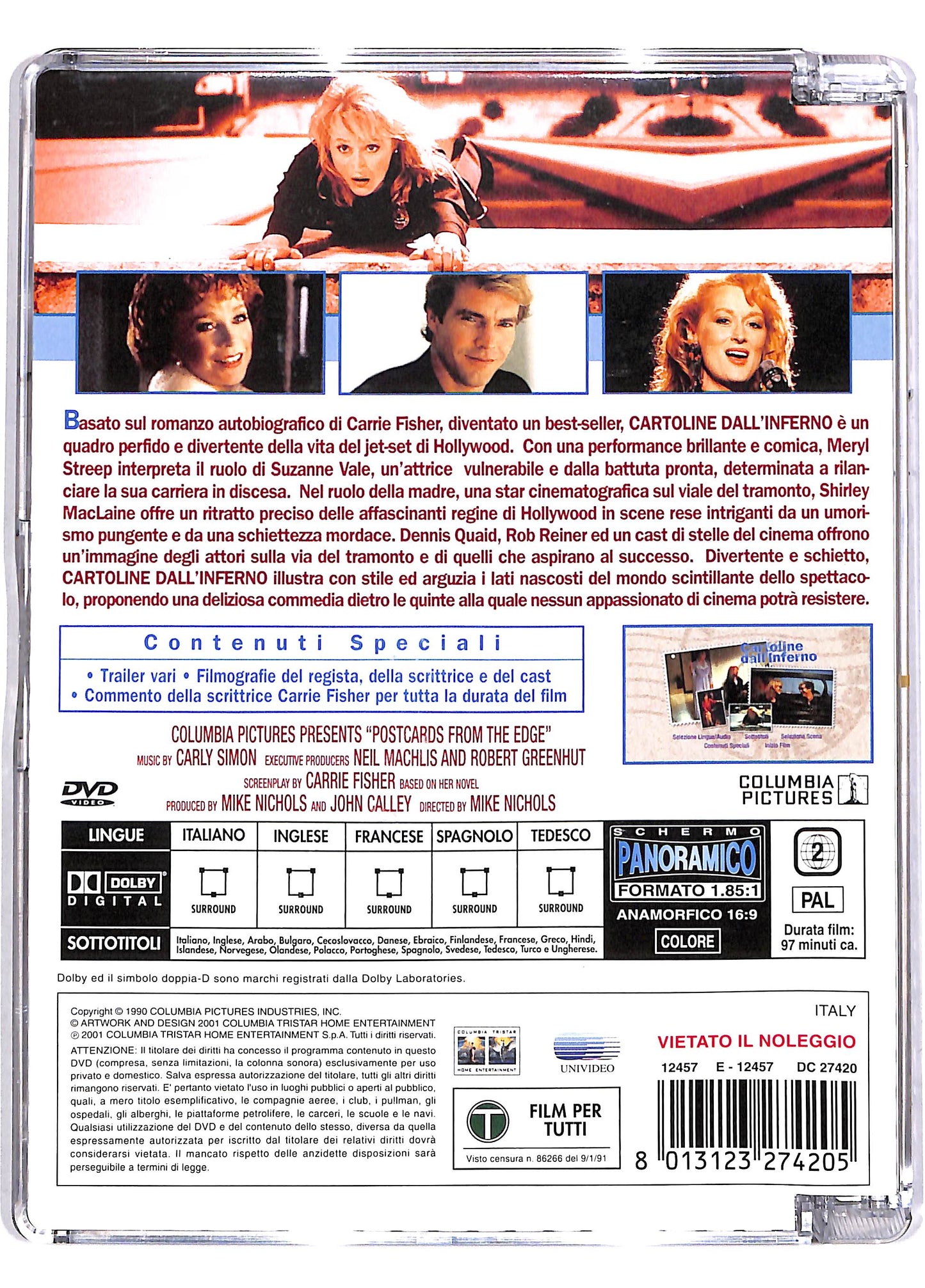 EBOND Cartoline Dall'inferno Sjb DVD DB688954