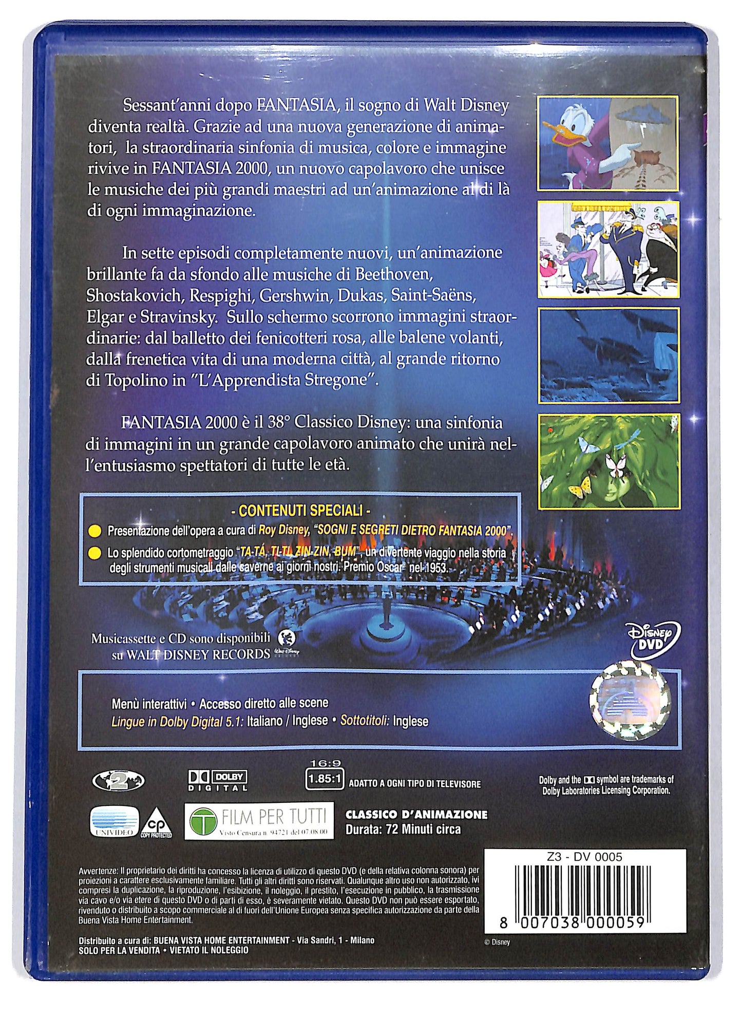 EBOND Fantasia 2000 DVD DB689138