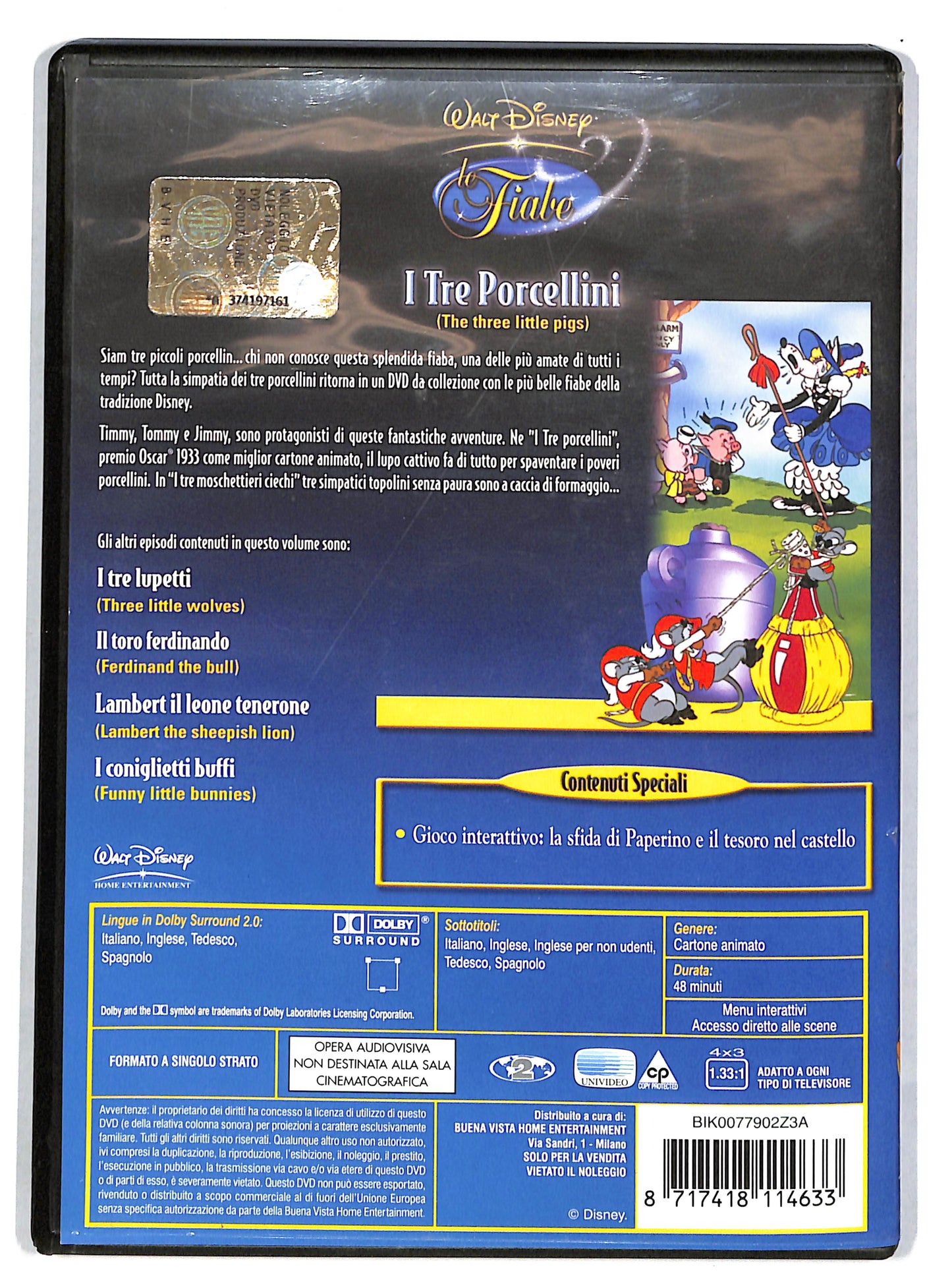 EBOND I tre porcellini e altre storie DVD DB689145