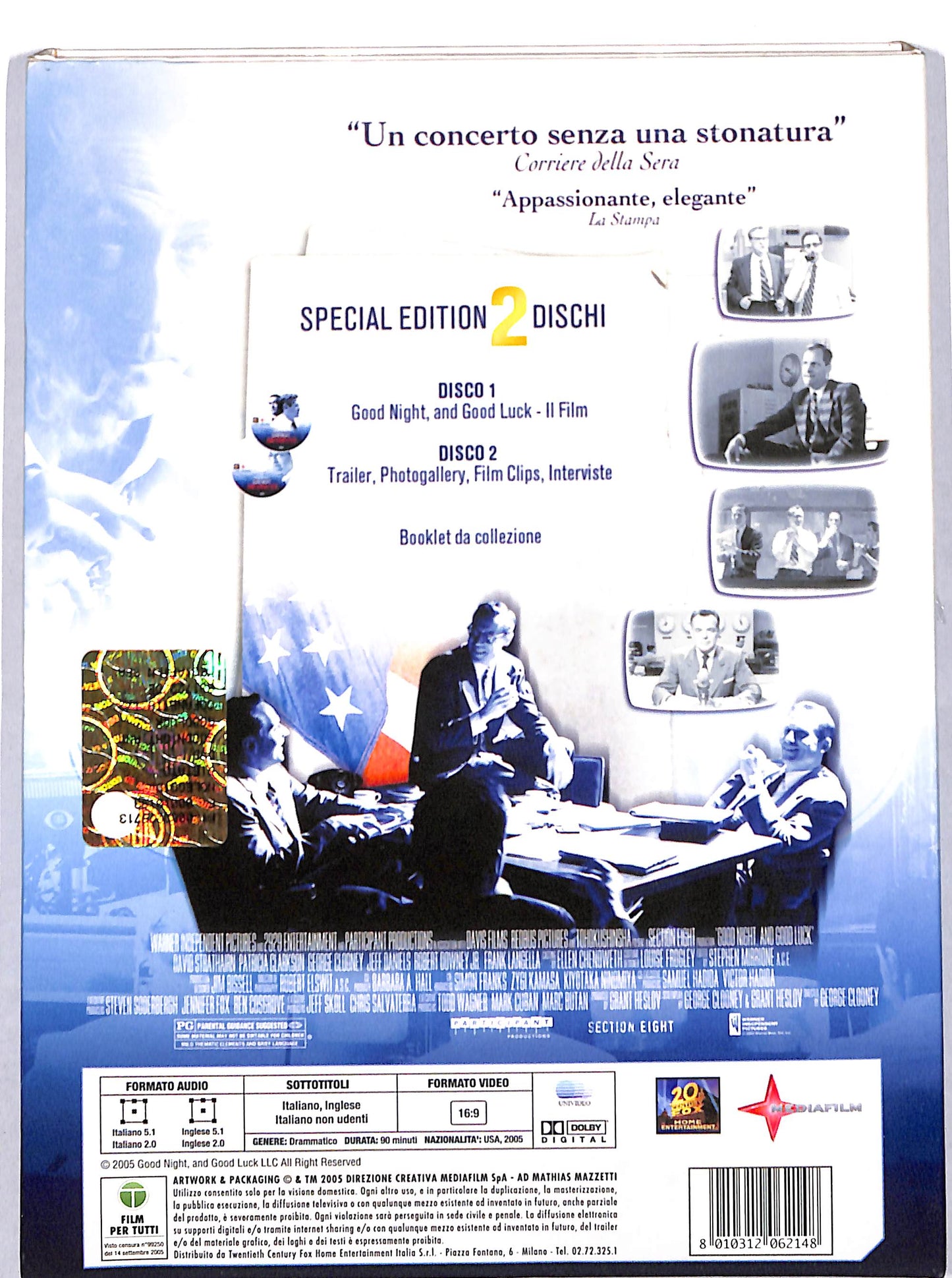 EBOND good night, and good luck EDIZIONE SPECIALE 2 dischi DVD DB689155