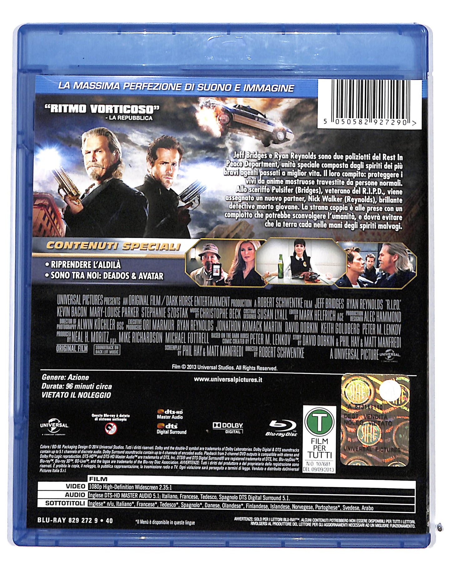 EBOND R.I.P.D Poliziotti dall'aldila BLURAY BLURAY DB689222