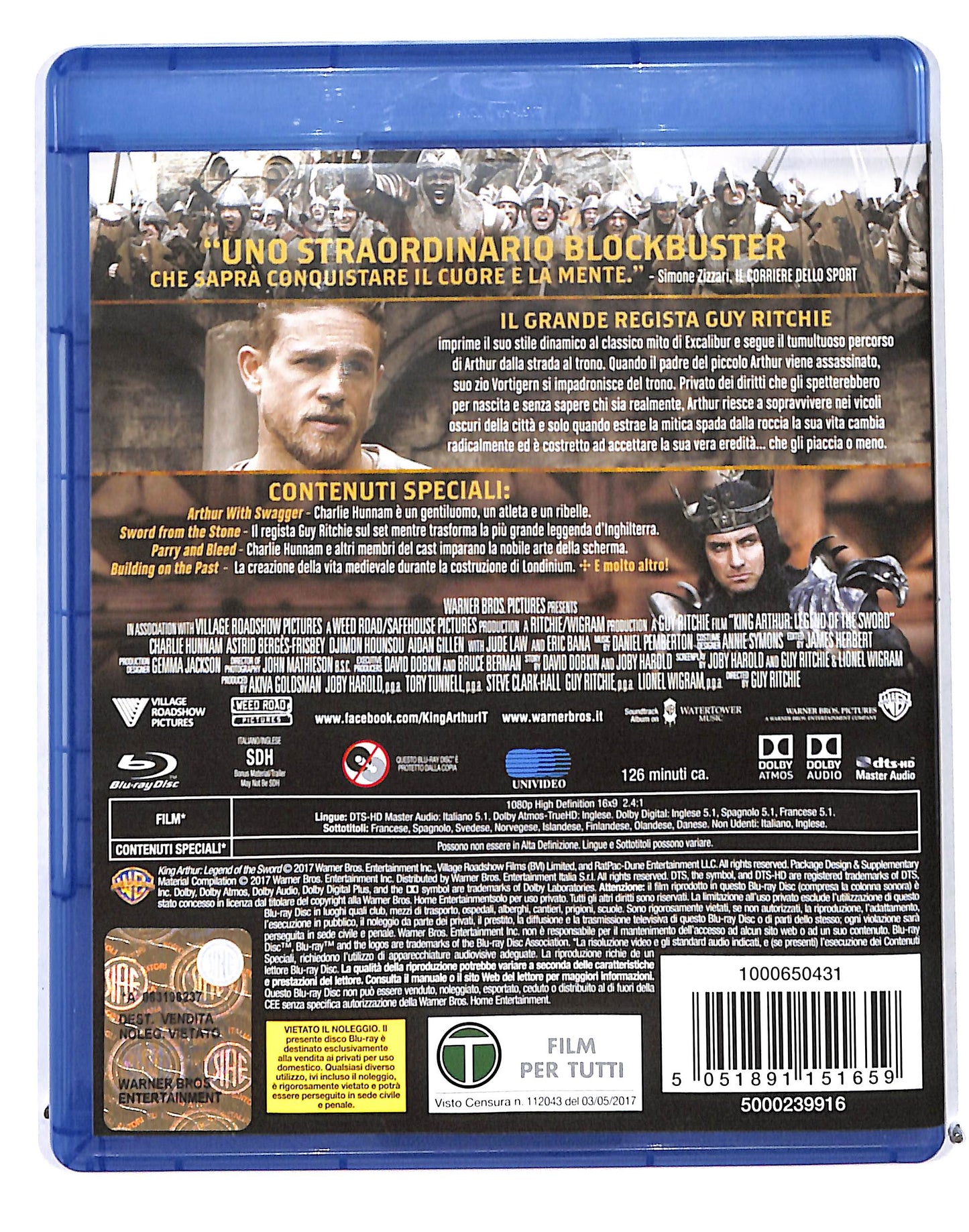 EBOND King Arthur il potere della spada BLURAY BLURAY DB689274