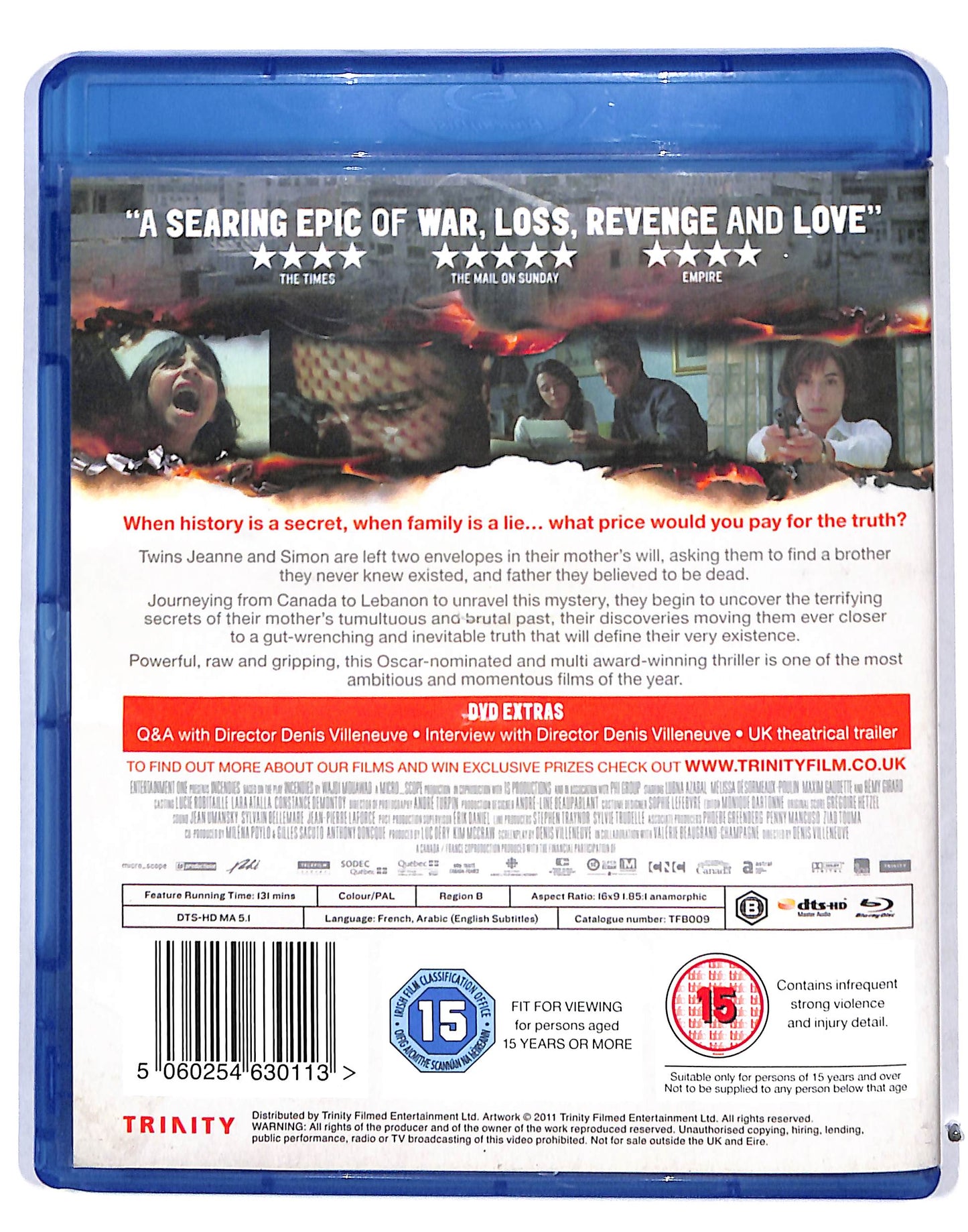 EBOND Incendies Edizione UK BLURAY BLURAY BLURAY BLURAY DB689631
