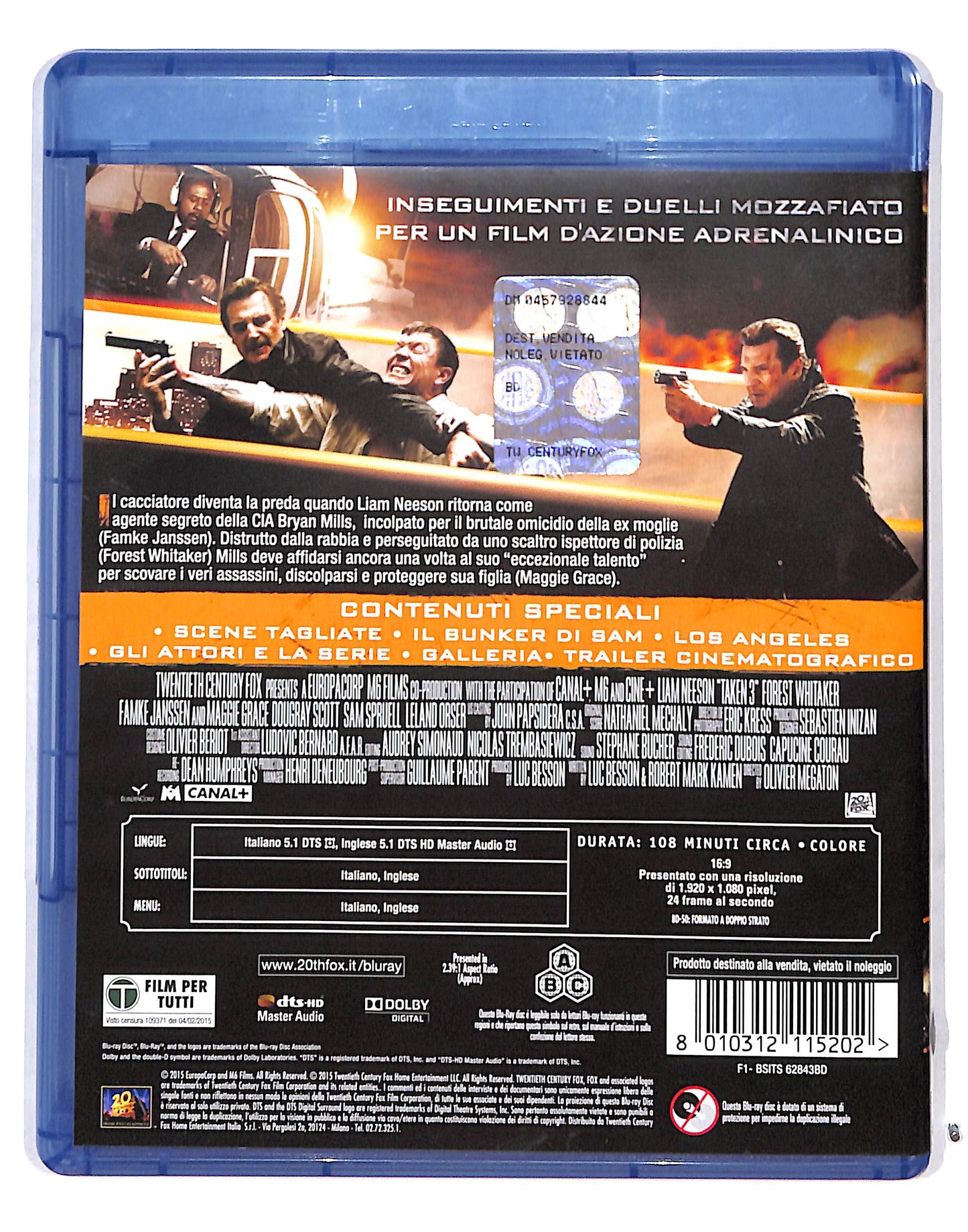 EBOND Taken 3 - L'ora Della Verita BLURAY BLURAY DB689704
