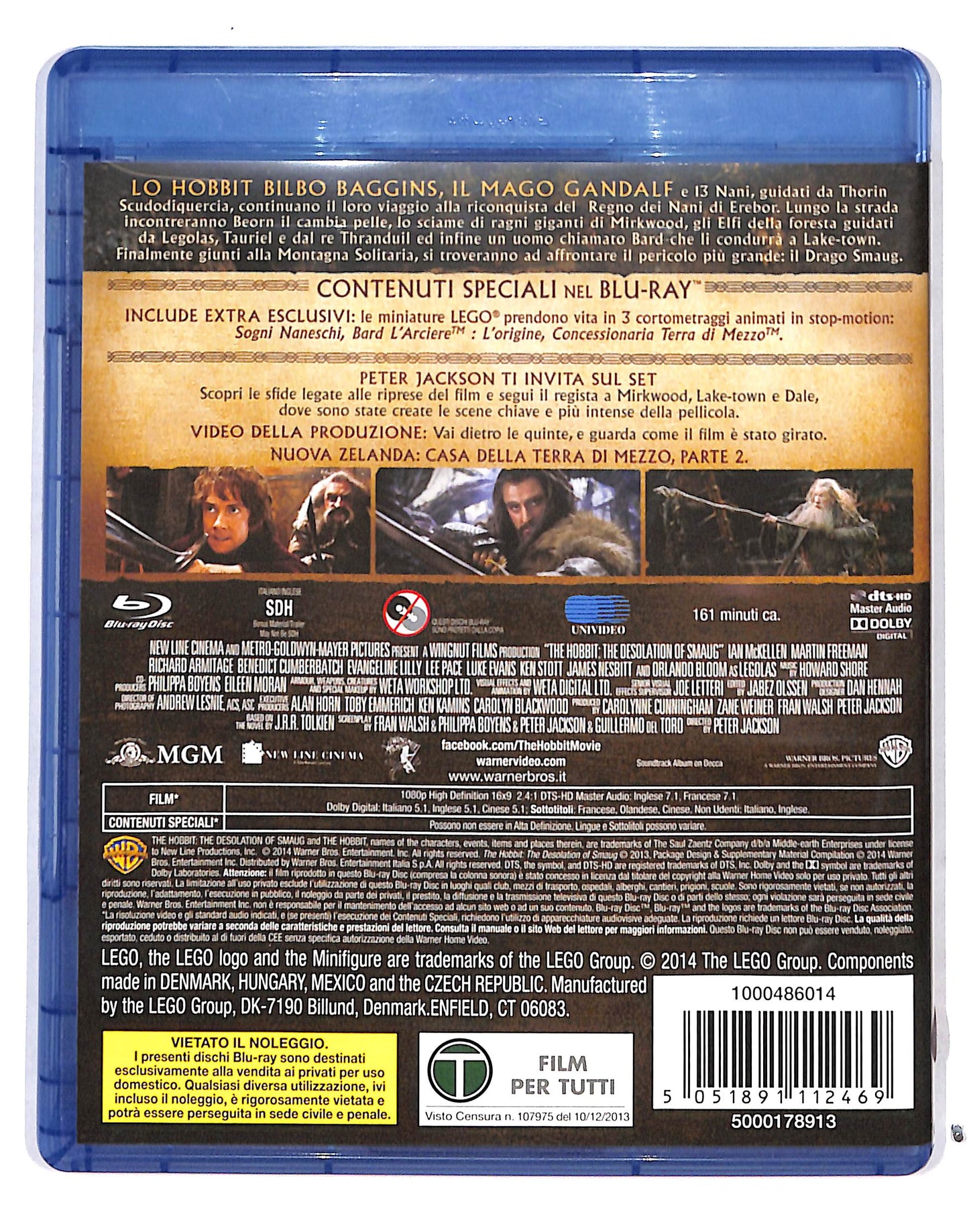 EBOND Lo Hobbit - La Desolazione Di Smaug BLURAY DB689709