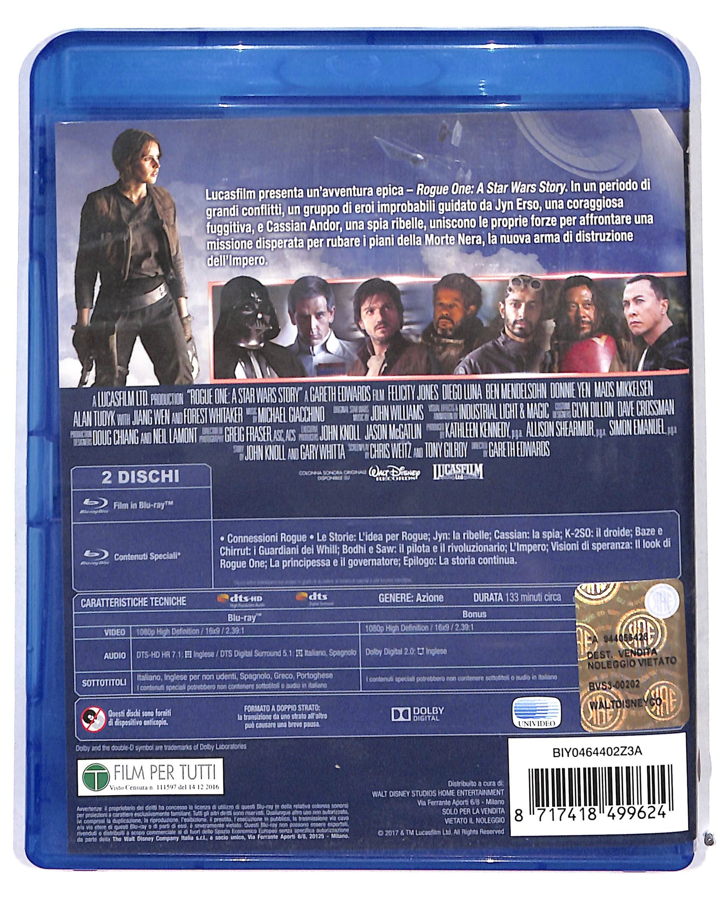 EBOND Rogue One: A Star Wars Story BLURAY BLURAY DB689712