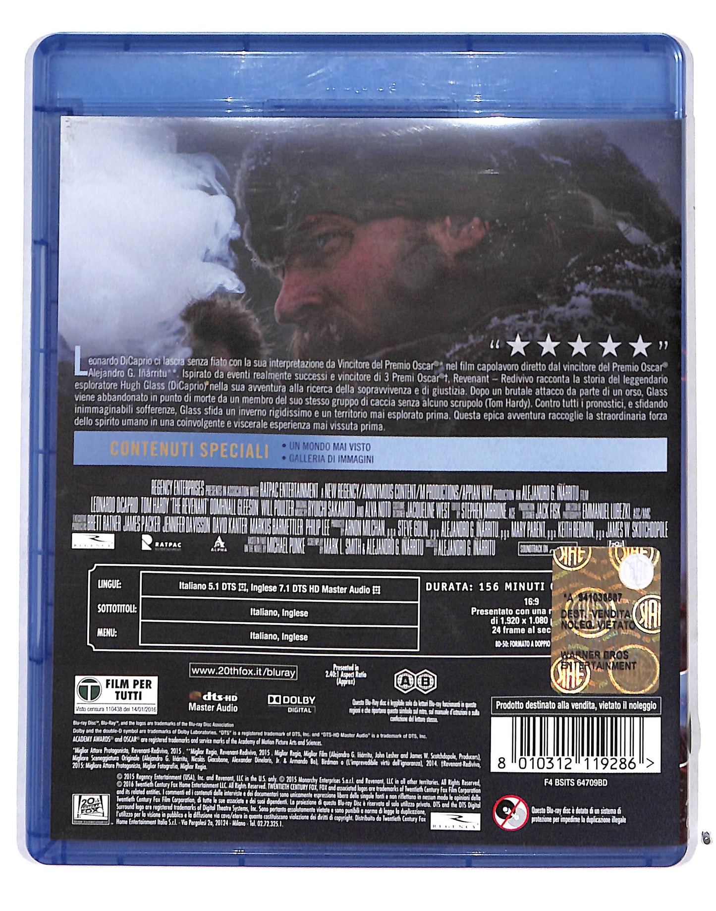 EBOND Revenant - Redivivo BLURAY BLURAY DB689722