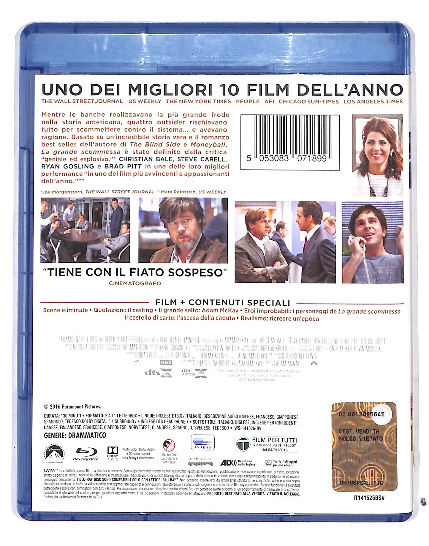 EBOND La grande scommessa BLURAY BLURAY DB689724