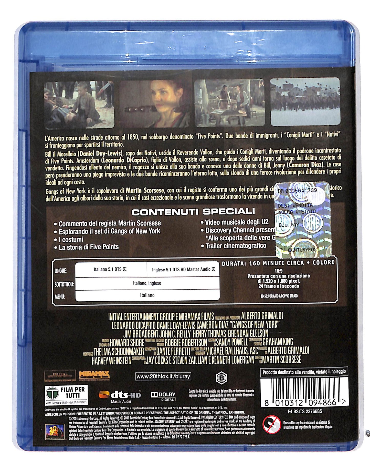EBOND Gangs Of New York BLURAY DB689725
