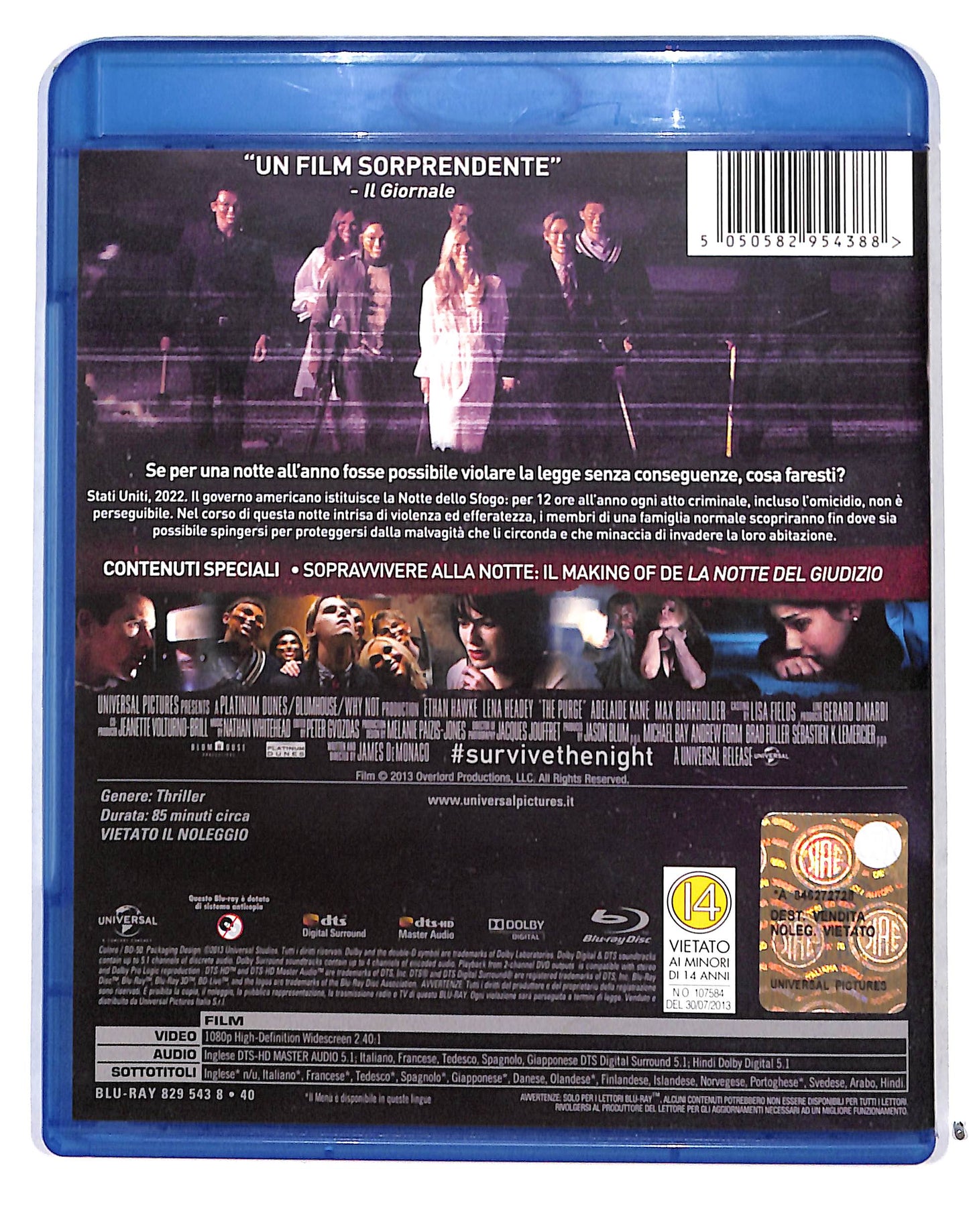 EBOND La notte del giudizio BLURAY BLURAY DB689728