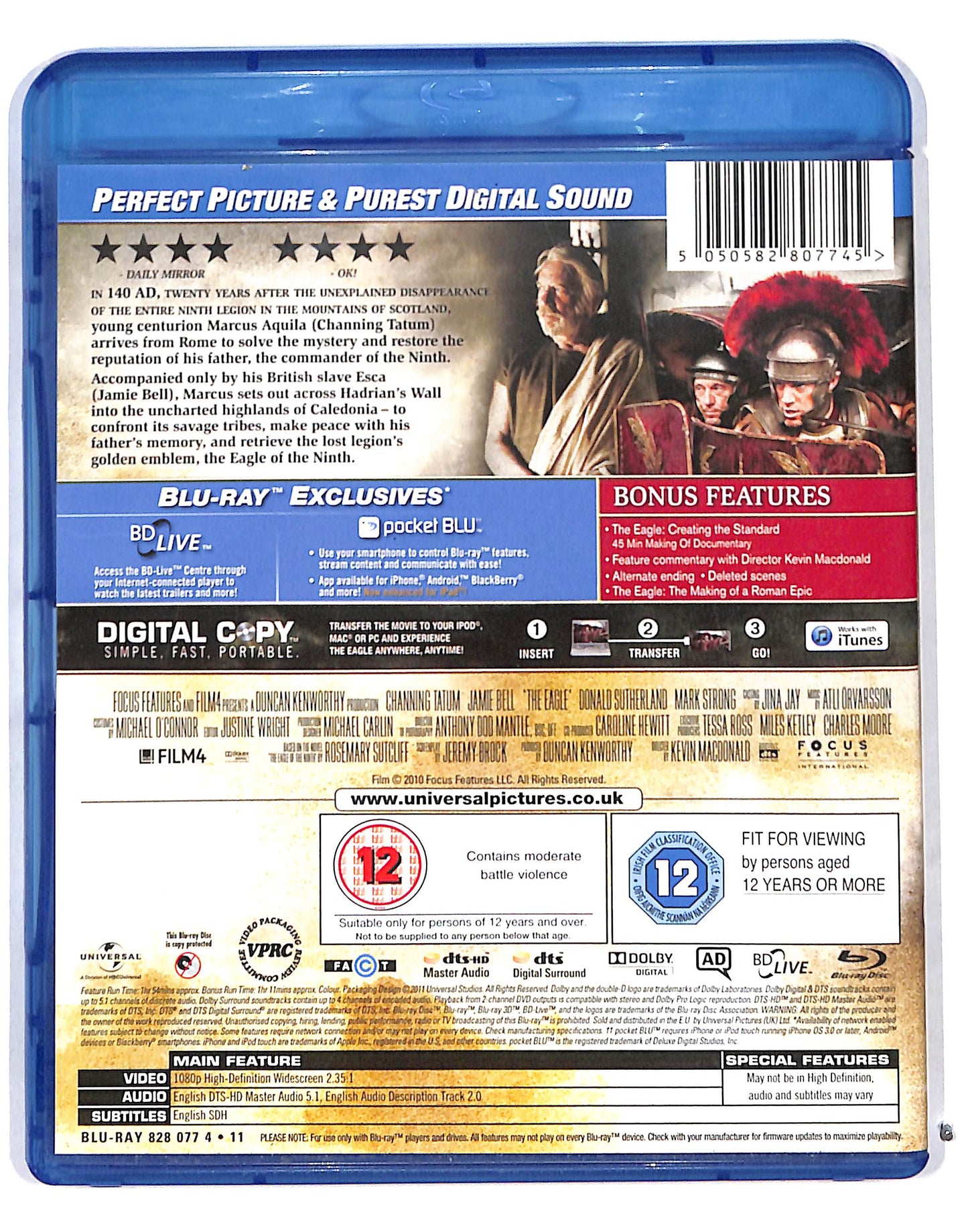 EBOND Eagle BLURAY + Digital Copy Versione UK BLURAY DB689730