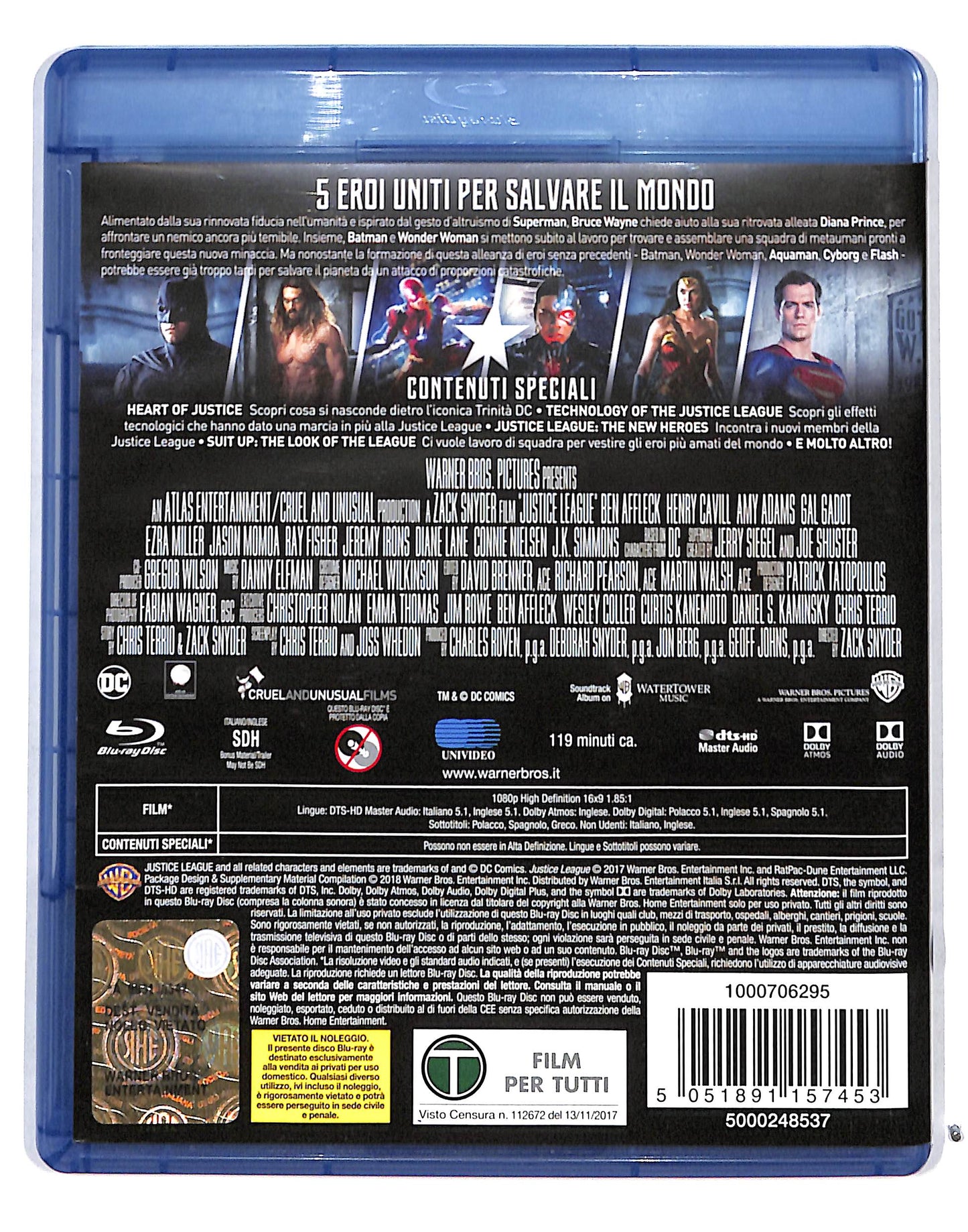 EBOND Justice league BLURAY BLURAY DB689755