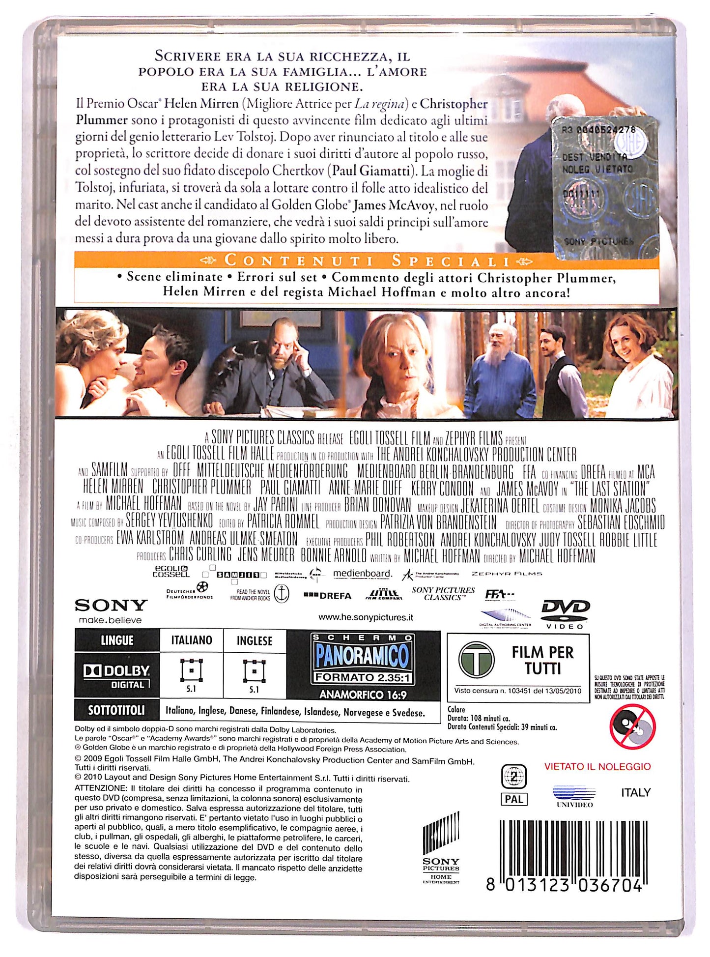 EBOND The Last Station DVD DB689825