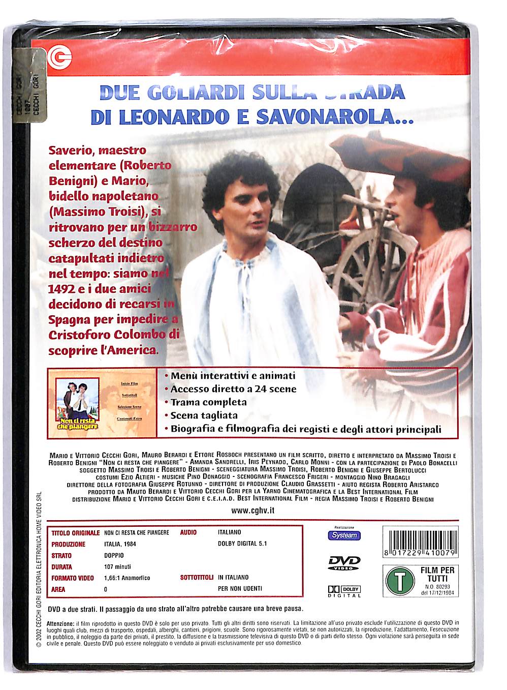 EBOND Non Ci Resta che Piangere DVD DB689843