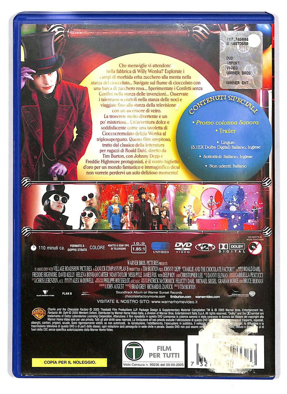 EBOND La Fabbrica Di Cioccolato Ex Noleggio DVD DB689909