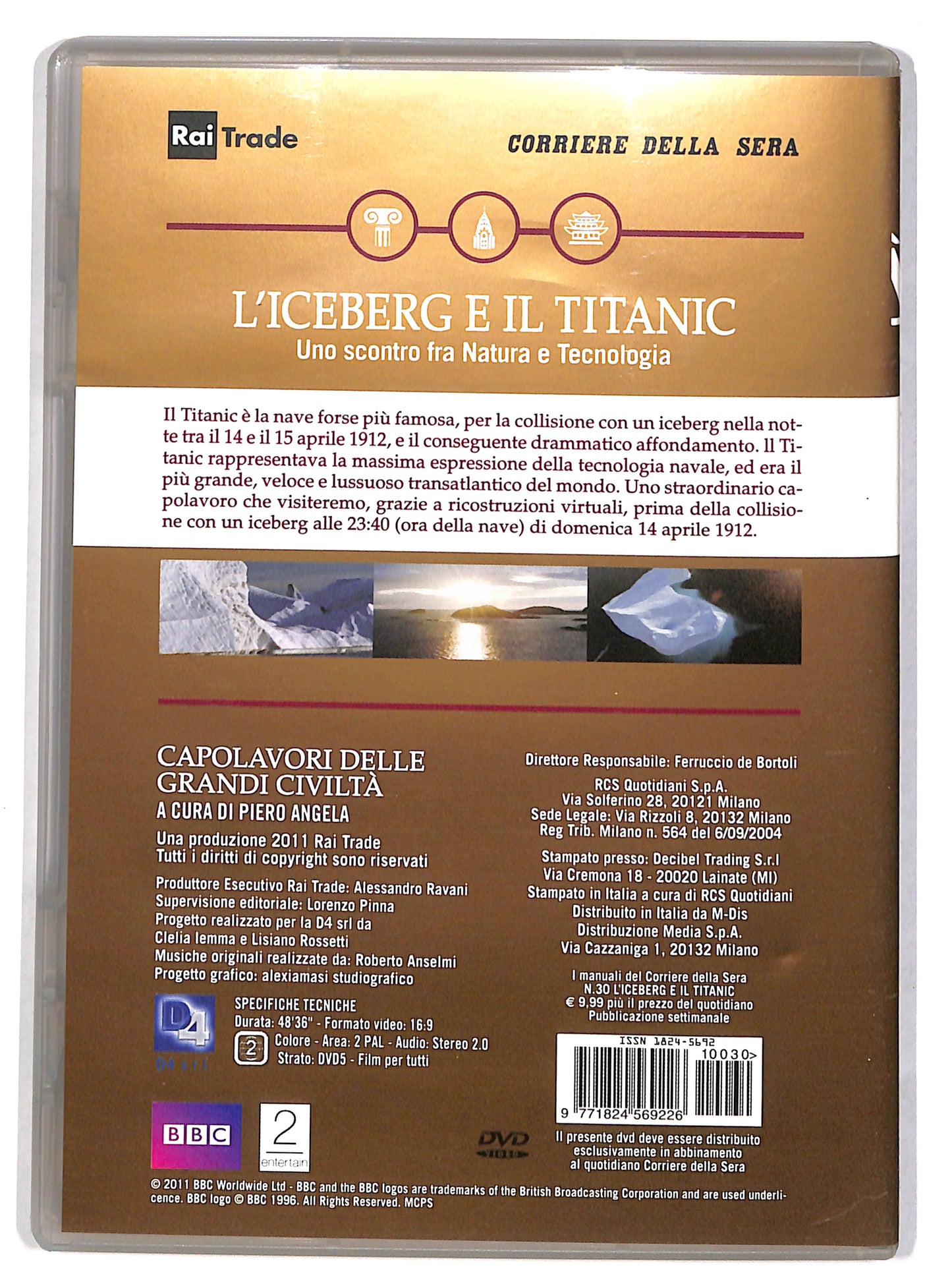 EBOND L'Iceberg e il Titanic vol 30 EDITORIALE DVD DB689919