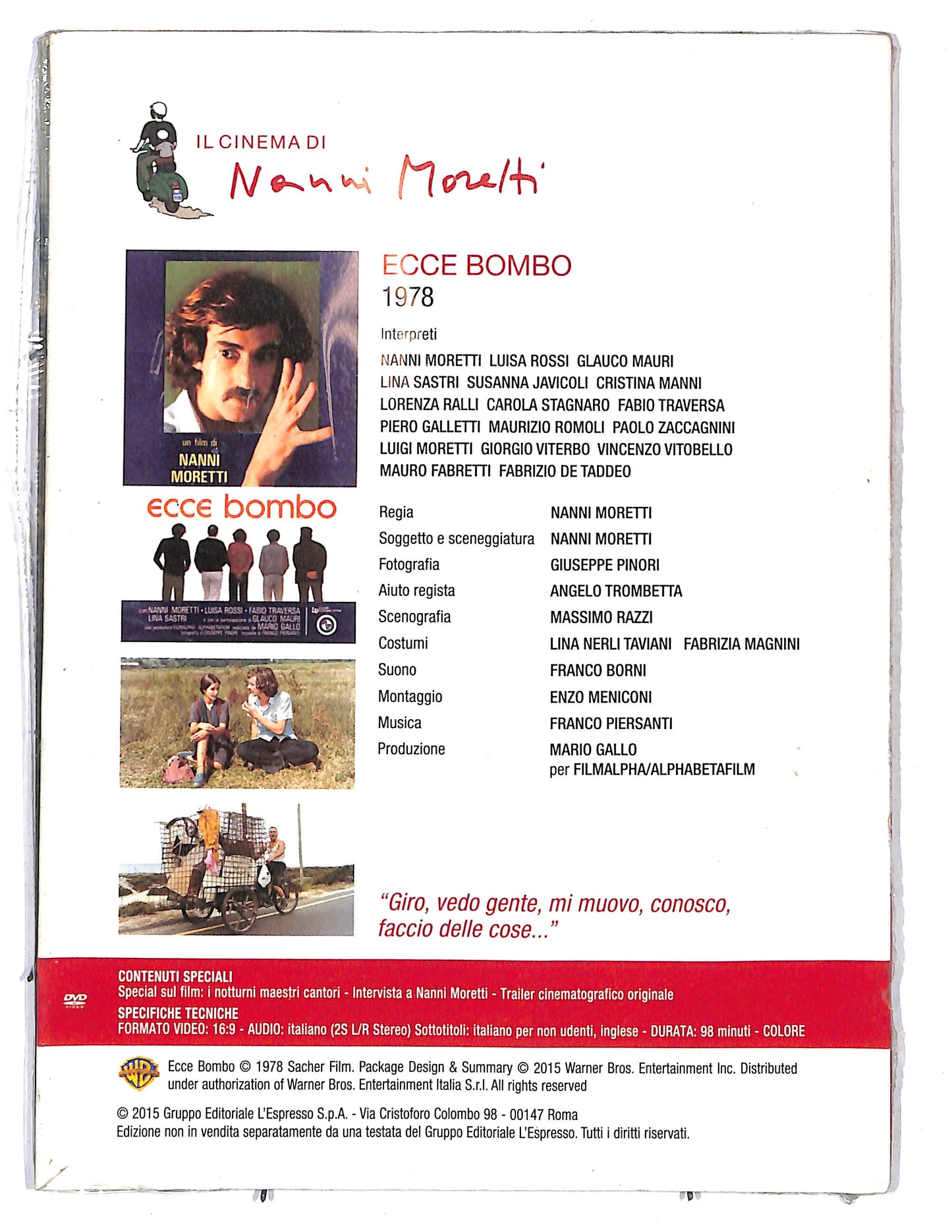 EBOND Ecce Bombo il cinema di Nanni Moretti vol2 EDITORIALE DVD DB690117