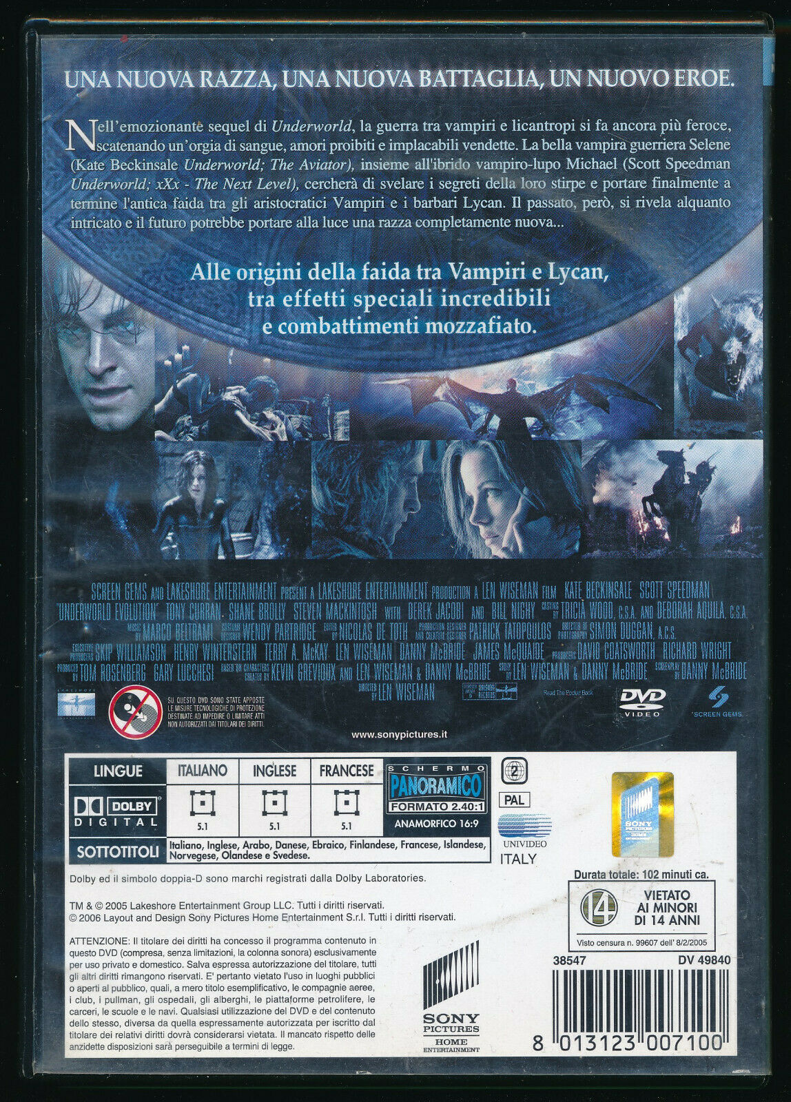 EBOND Underworld - Evolution Ex Noleggio DVD DB690233