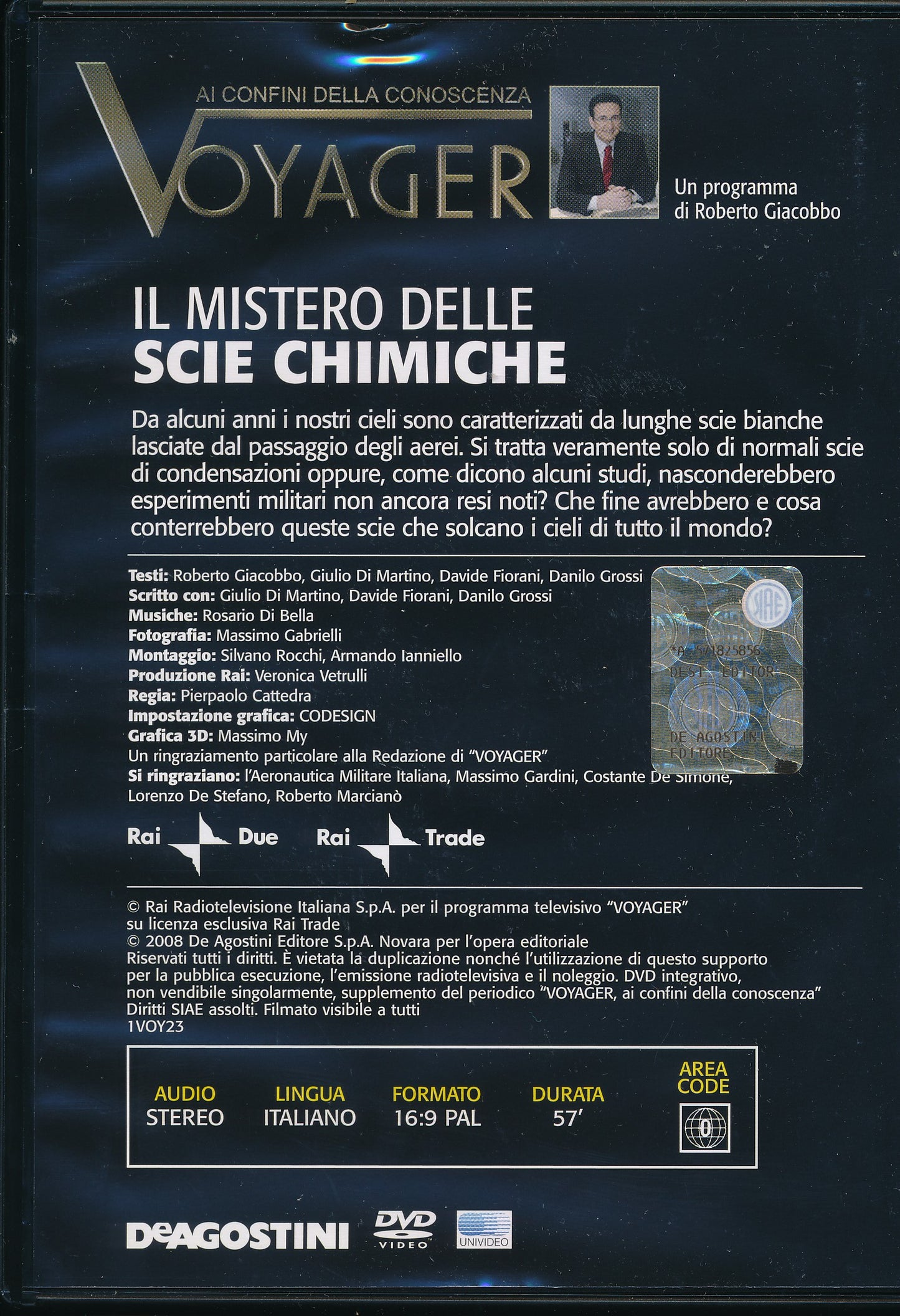 EBOND Il mistero delle scie chimiche - Voyager DVD DB690601