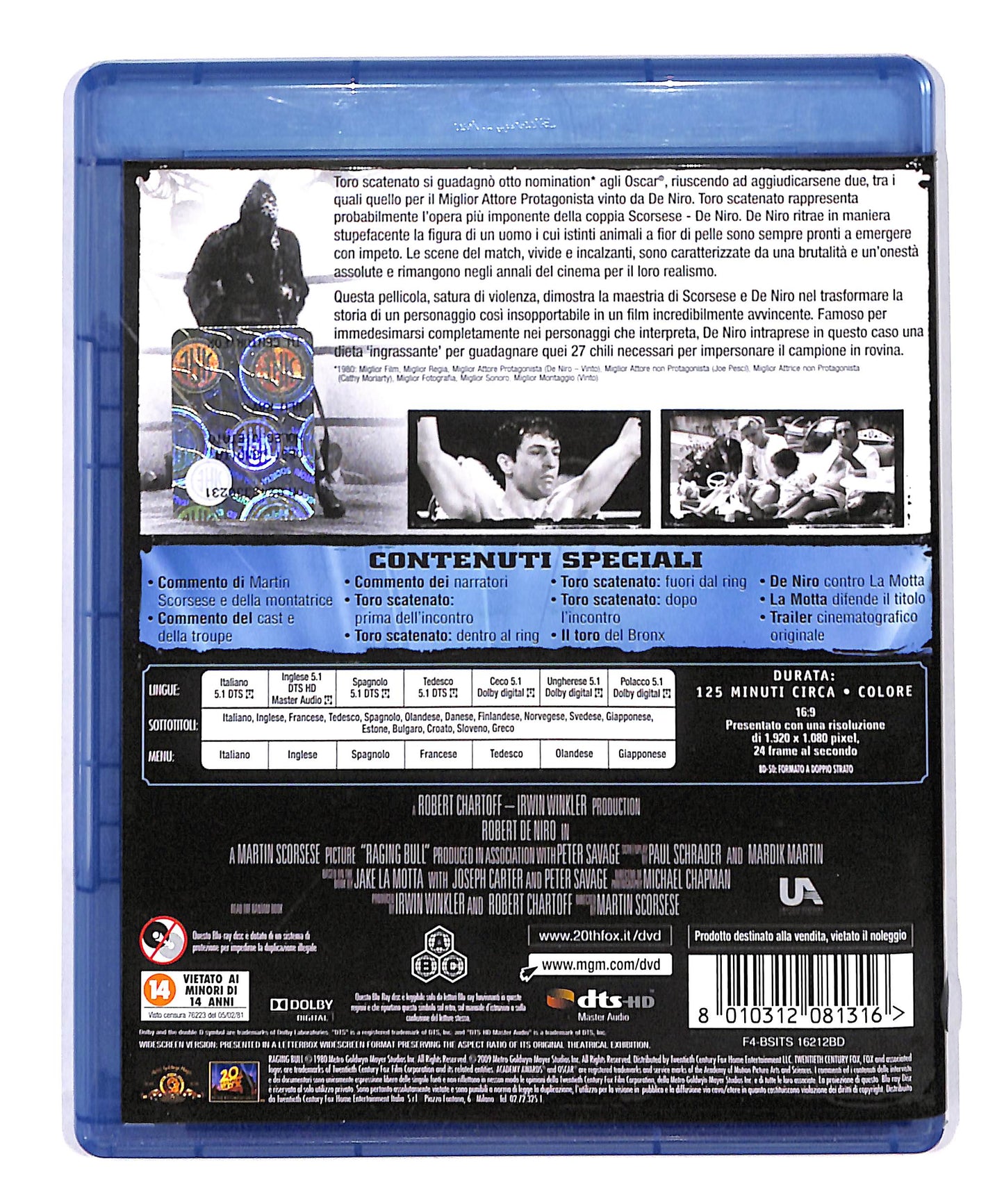 EBOND Toro Scatenato BLURAY DB690704