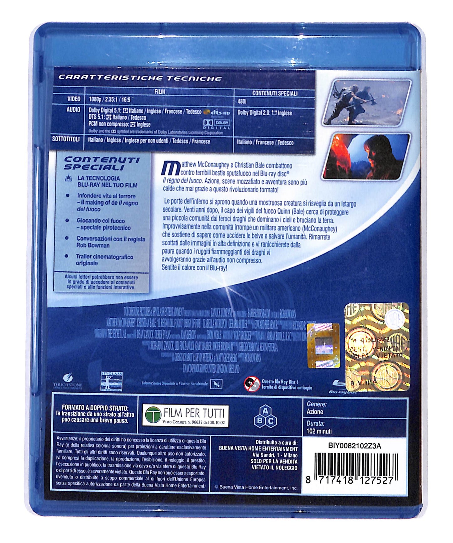 EBOND Il Regno Del Fuoco BLURAY DB690732